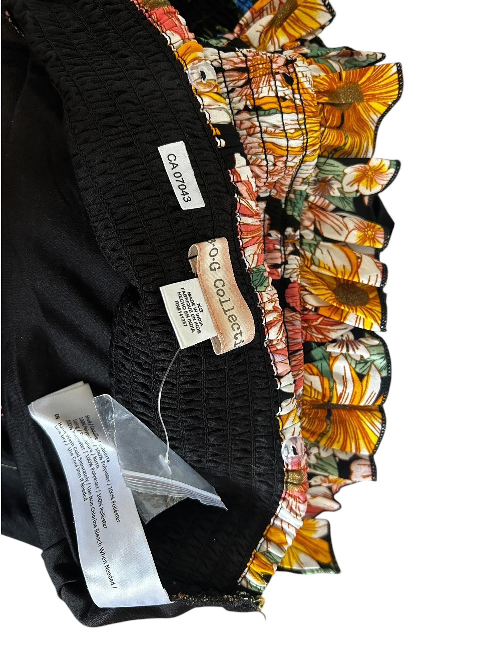 Designer BOG Collect Floral Crop Top - Perfect for Summer Size XS / US 0-2 / IT 36-38 - 4 Thumbnail