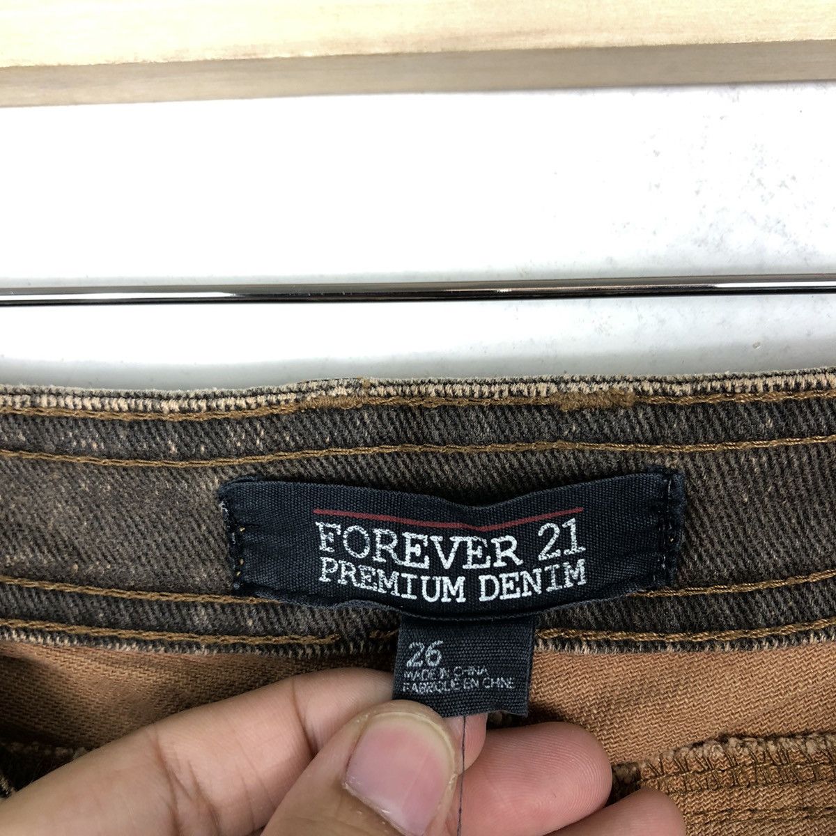 Japanese Brand 🔥RARE SKINNH FIT DISTRESSED DENIM JEANS FOREVER 21 JAPAN Size US 30 / EU 46 - 13 Thumbnail