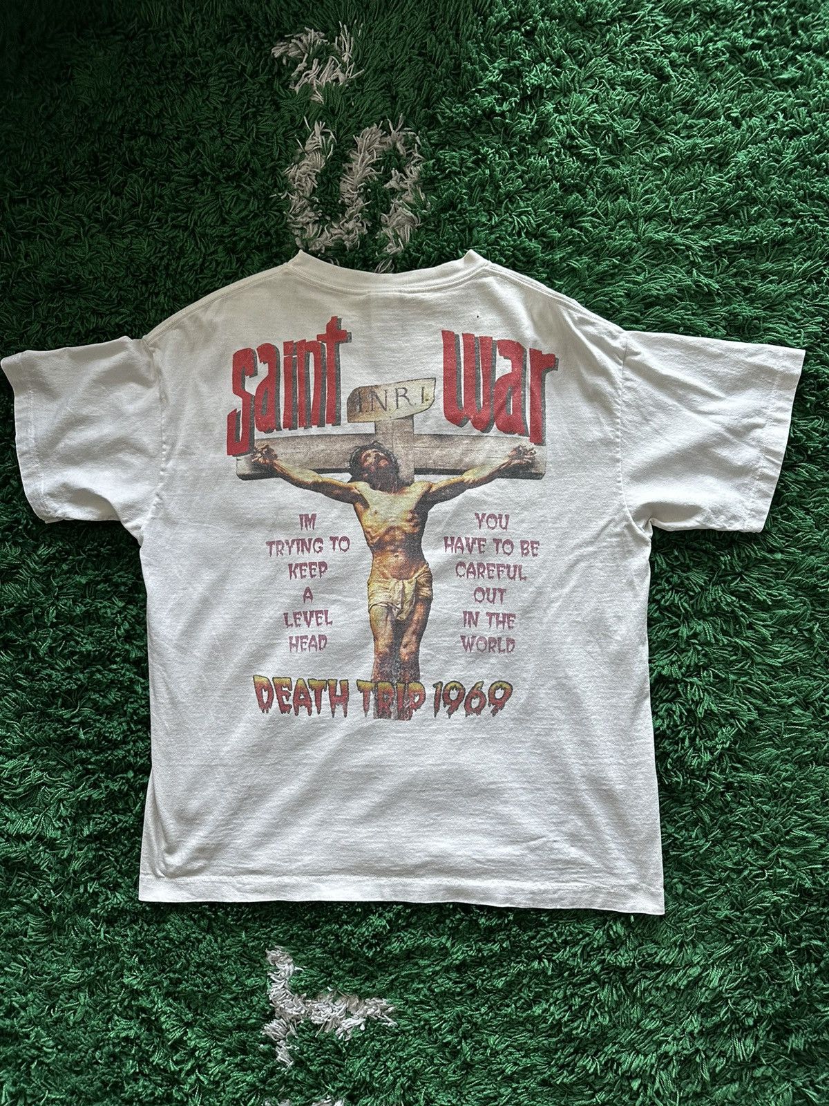 Saint Michael Saint Michael’s SAINT WAR T Shirt Size US XL / EU 56 / 4 - 7 Thumbnail