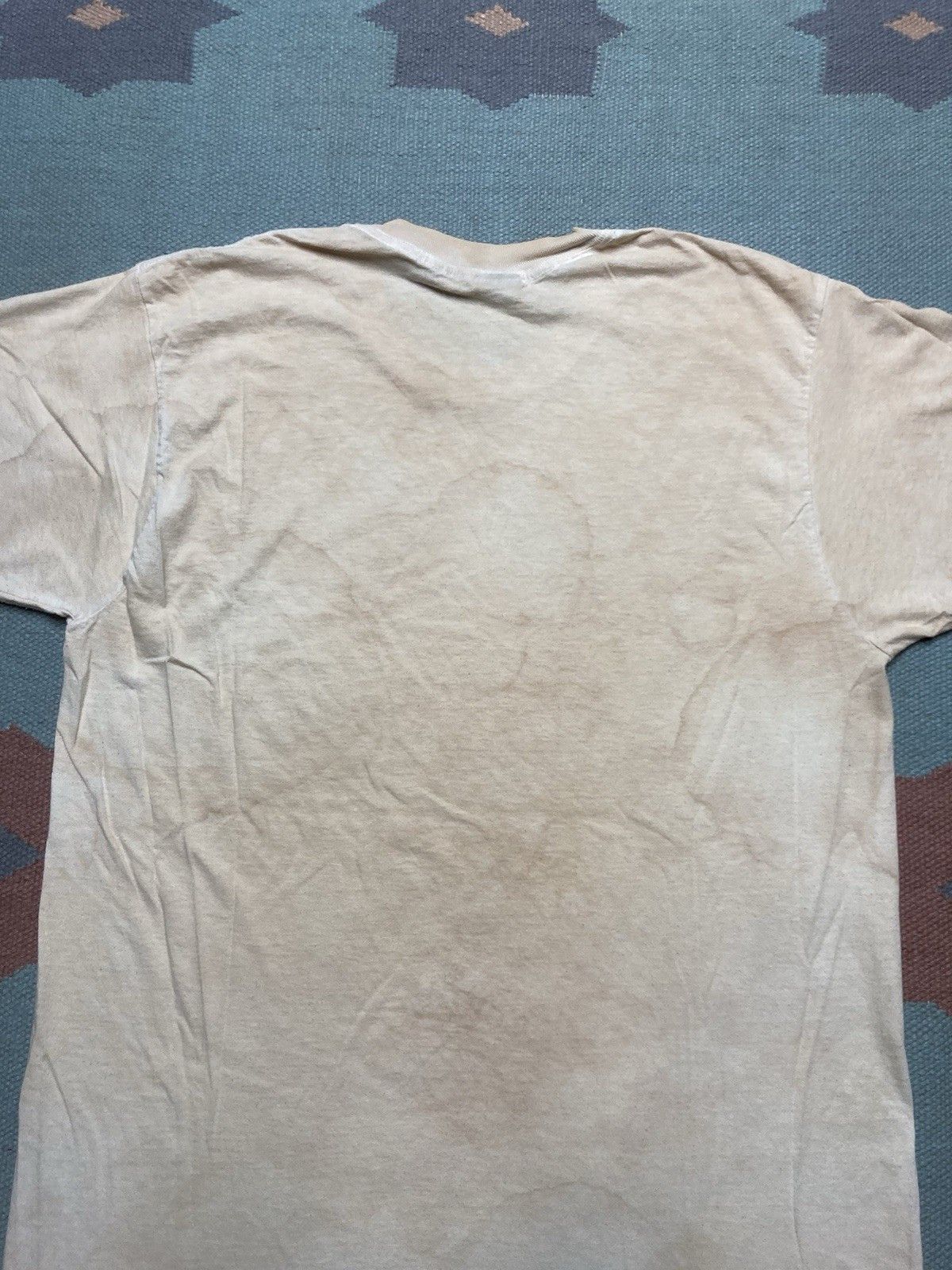 Vintage 80s blank white t shirt BVD grunge soft cotton worn large Size US L / EU 52-54 / 3 - 10 Thumbnail