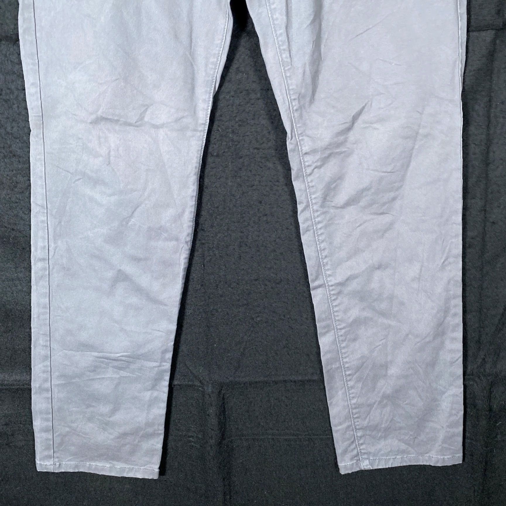 UNTUCKit UNTUCKit Jeans Mens Gray Straight Fit Cotton Blend Stretch 32x30 32x29 Regular 5-Pocket Denim Workwear Casual 90s normcore Mens Size US 32 / EU 48 - 3 Thumbnail