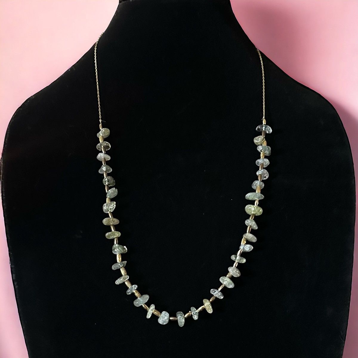 Vintage Vintage polished rock chip necklace Size ONE SIZE - 1 Thumbnail