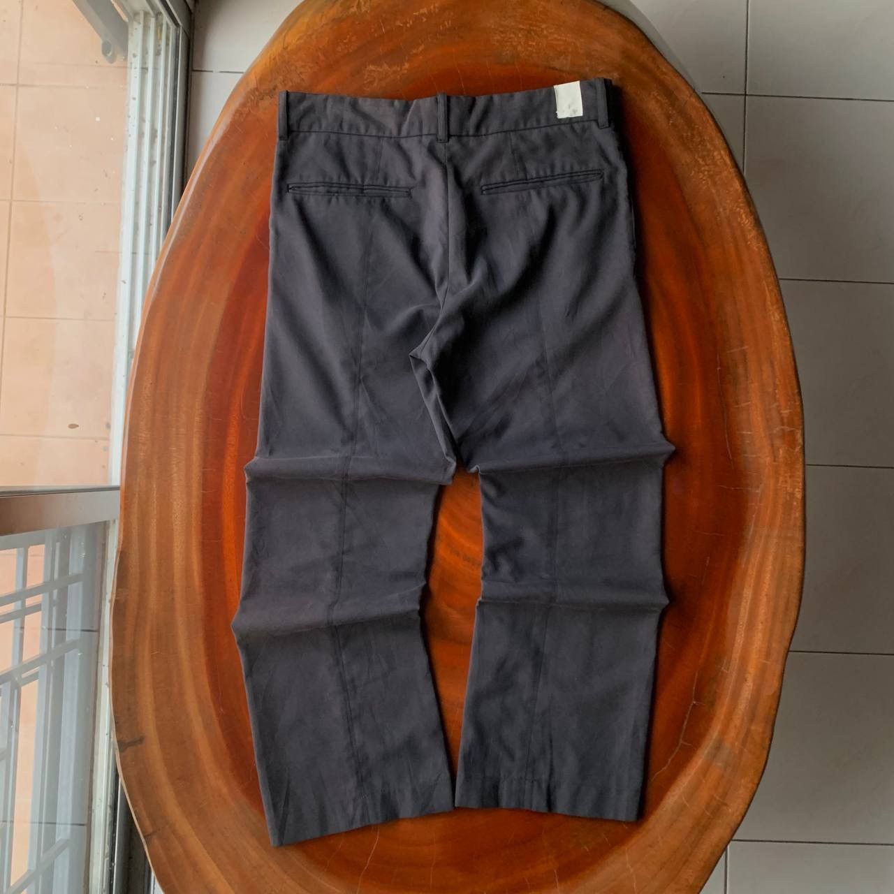 N.Hoolywood N.Hoolywood By Mister Hollywood Black Slack Casual Trousers Size US 31 - 2 Thumbnail