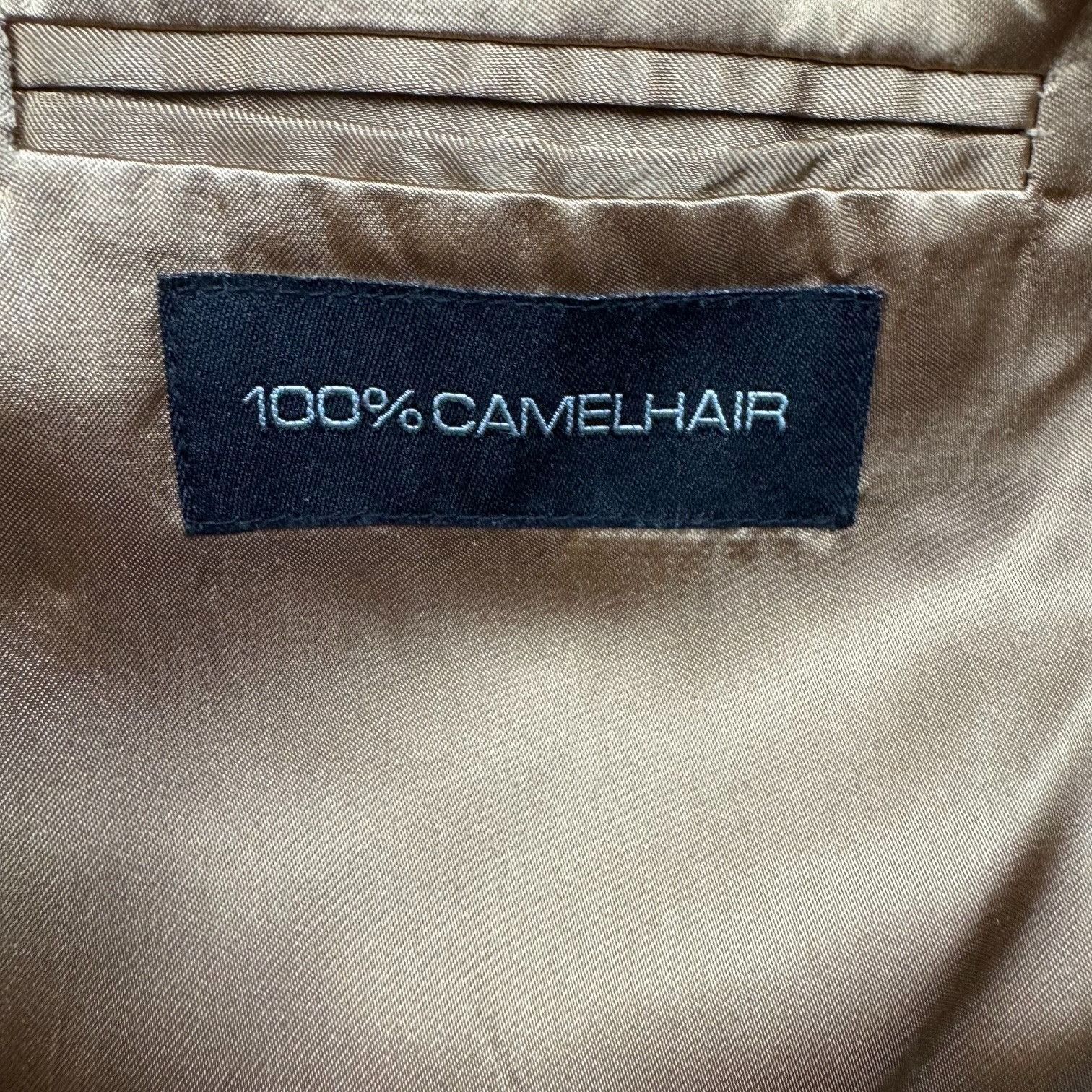Bill Blass Bill Blass Men's 100% Camelhair 2-Button Blazer Jacket Brown Size 46R - 5 Thumbnail