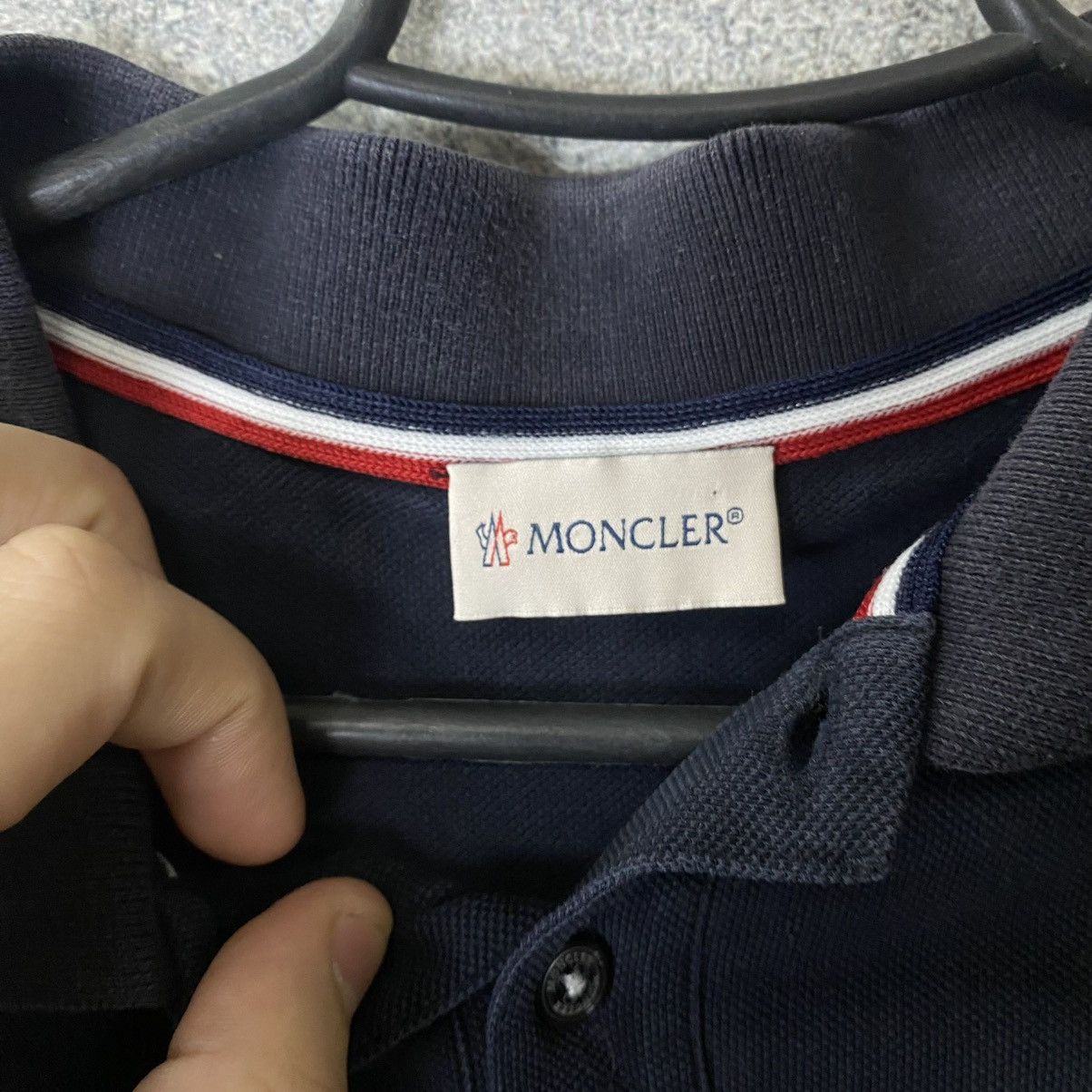 Moncler Moncler Polo Long Sleeve Luxury Size US XL / EU 56 / 4 - 8 Thumbnail