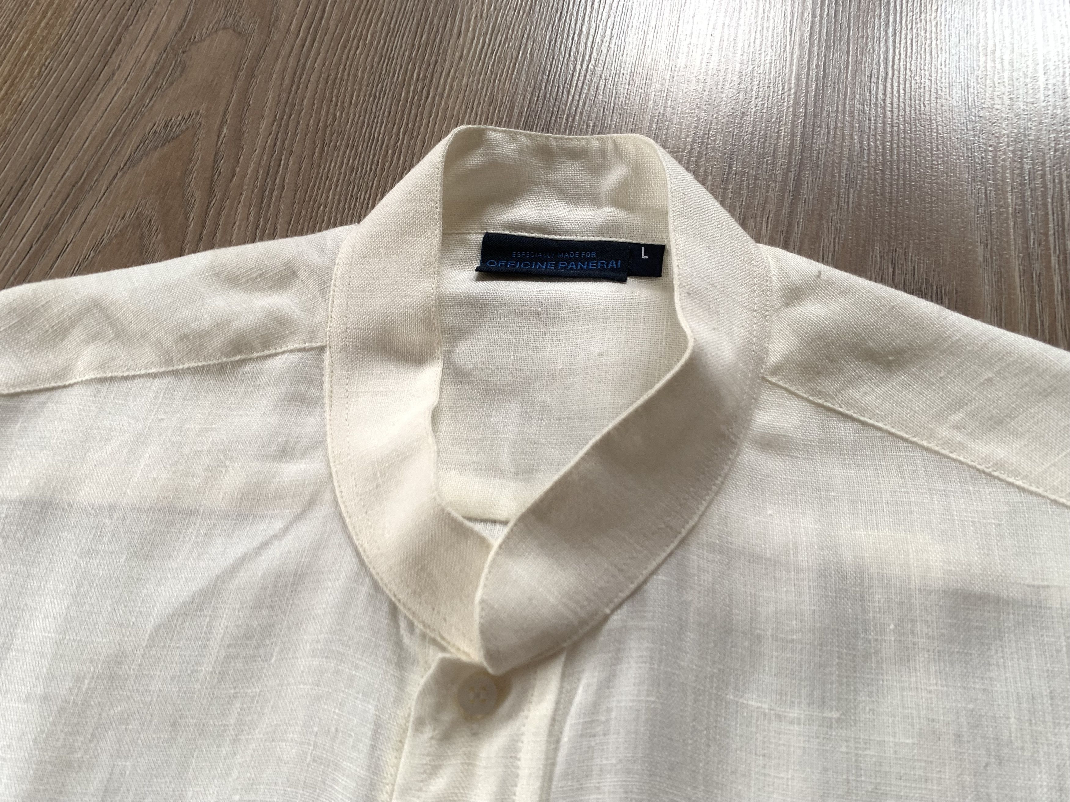 Other Officine Panerai Italy Long Sleeve Linen Shirt Size US L / EU 52-54 / 3 - 5 Thumbnail