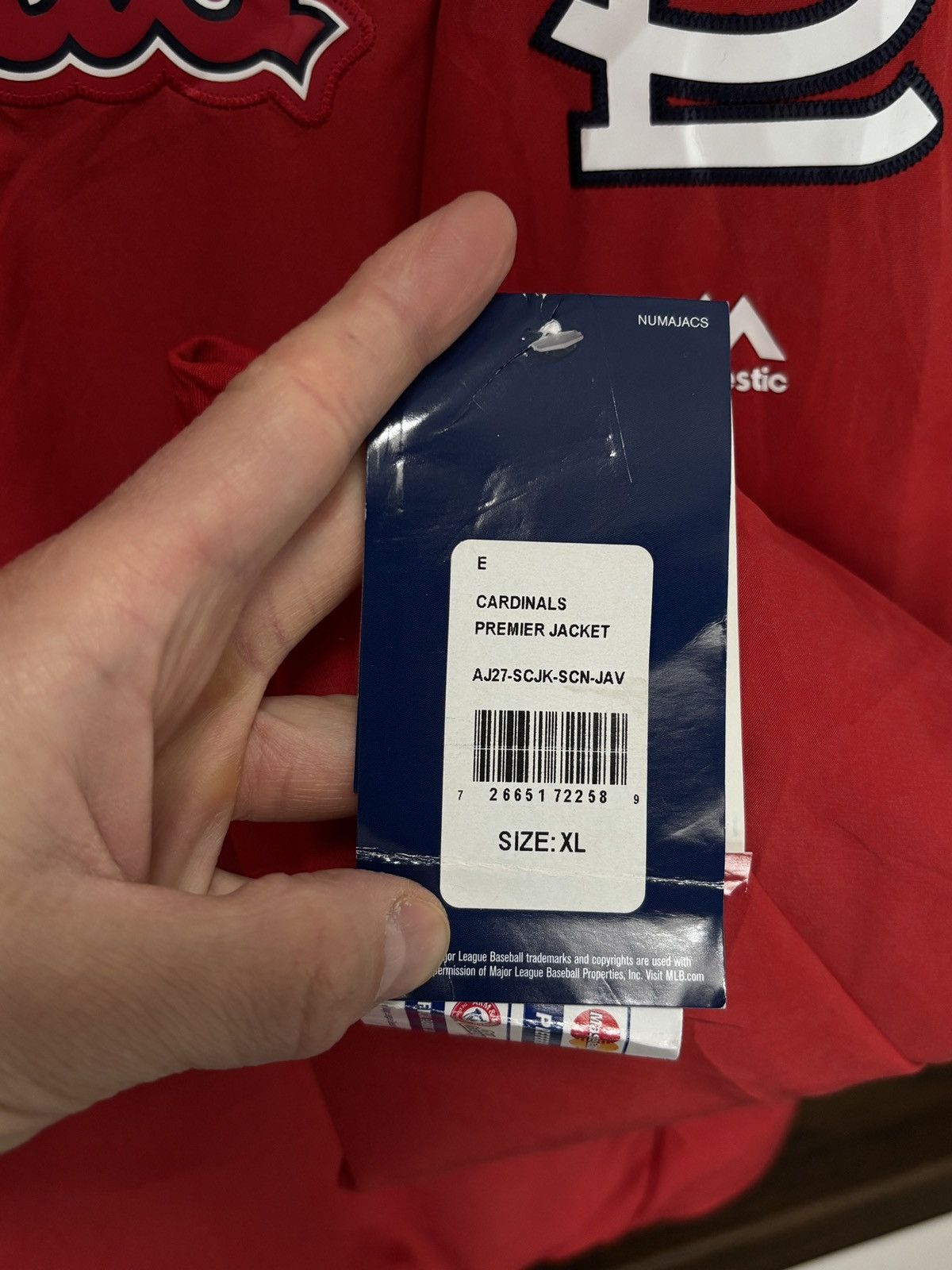 Majestic Majestic St. Louis Cardinals MLB Jersey Jacket USA Baseball Size US XL / EU 56 / 4 - 11 Thumbnail