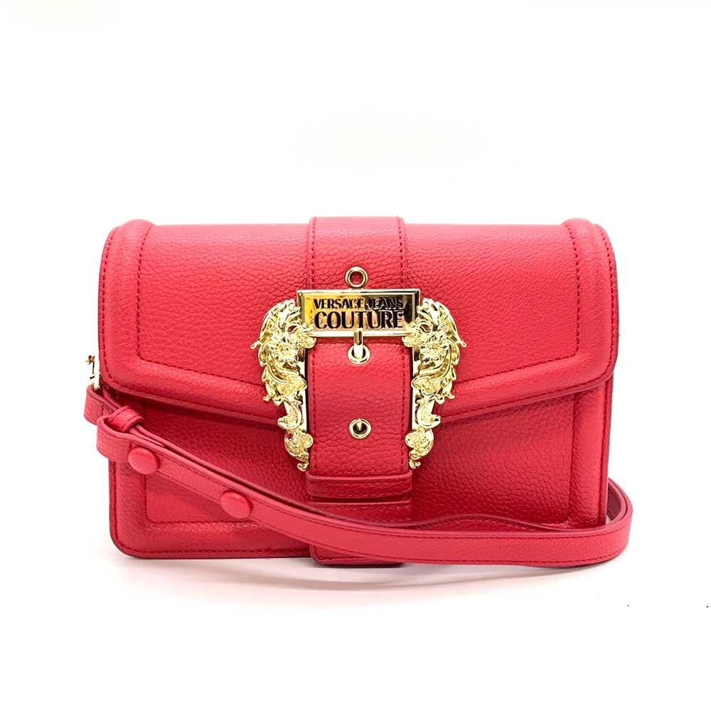 Versace Versace Versace Leather Shoulder Bag Pink 2way Leather Crossbody Bag in Very Good Condition Size ONE SIZE - 1 Thumbnail