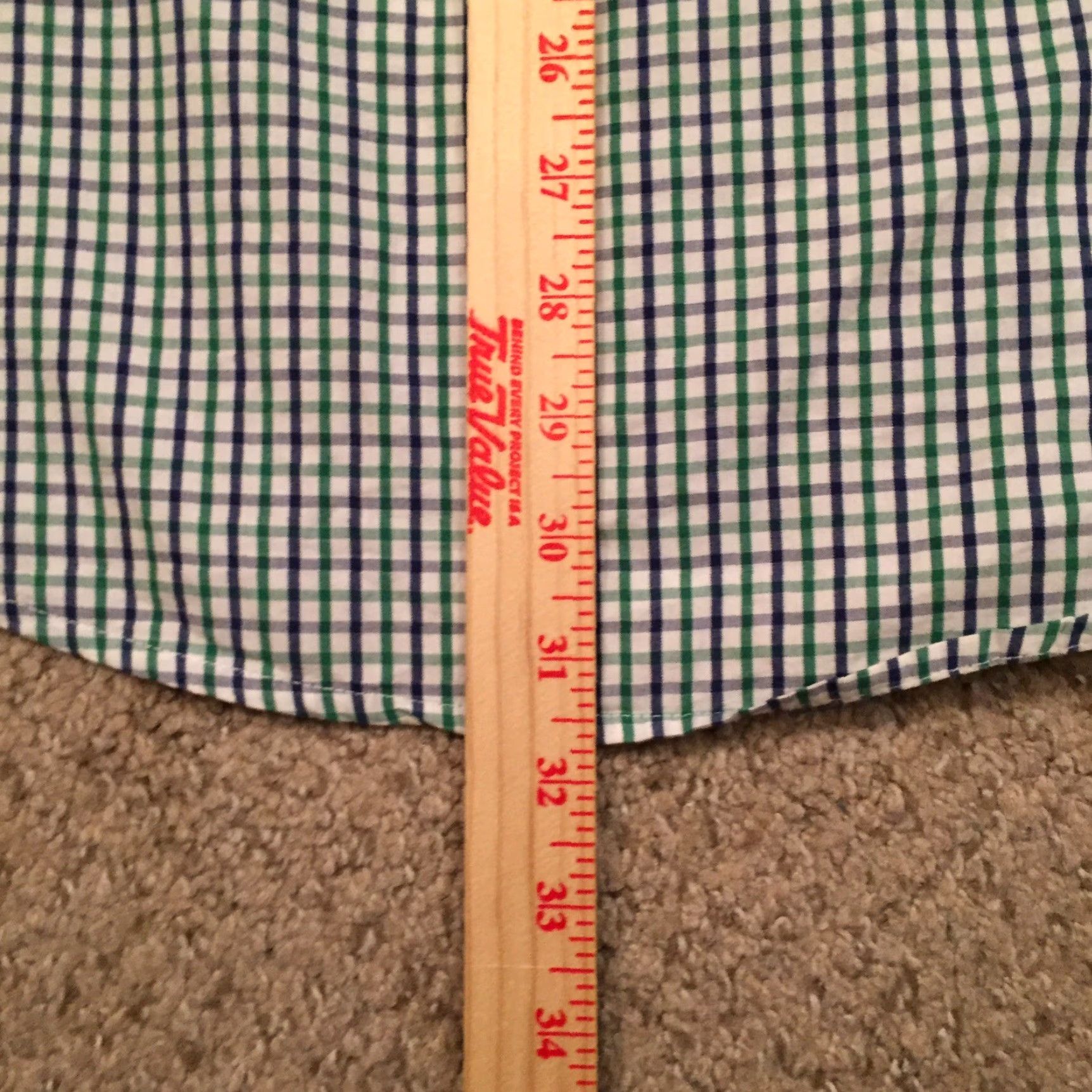 Izod IZOD Shirt Mens Medium Green Purple Plaid Long Sleeve Button Down Size US M / EU 48-50 / 2 - 7 Thumbnail