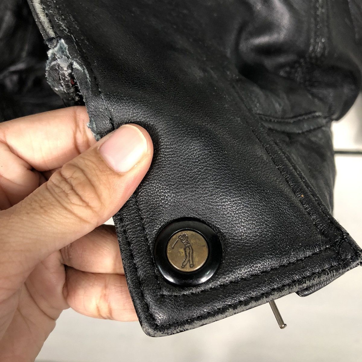 Japanese Brand × Vintage 📌Vintage Biker Leather Jacket MT Legend Choei Issey Miyake Size US L / EU 52-54 / 3 - 18 Thumbnail