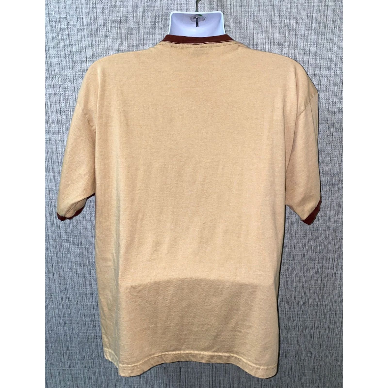 Vintage AA Mens T-Shirt Beige Party On Dude XL Short Sleeve Graphic Regular Size XL Men Size US XL / EU 56 / 4 - 3 Thumbnail
