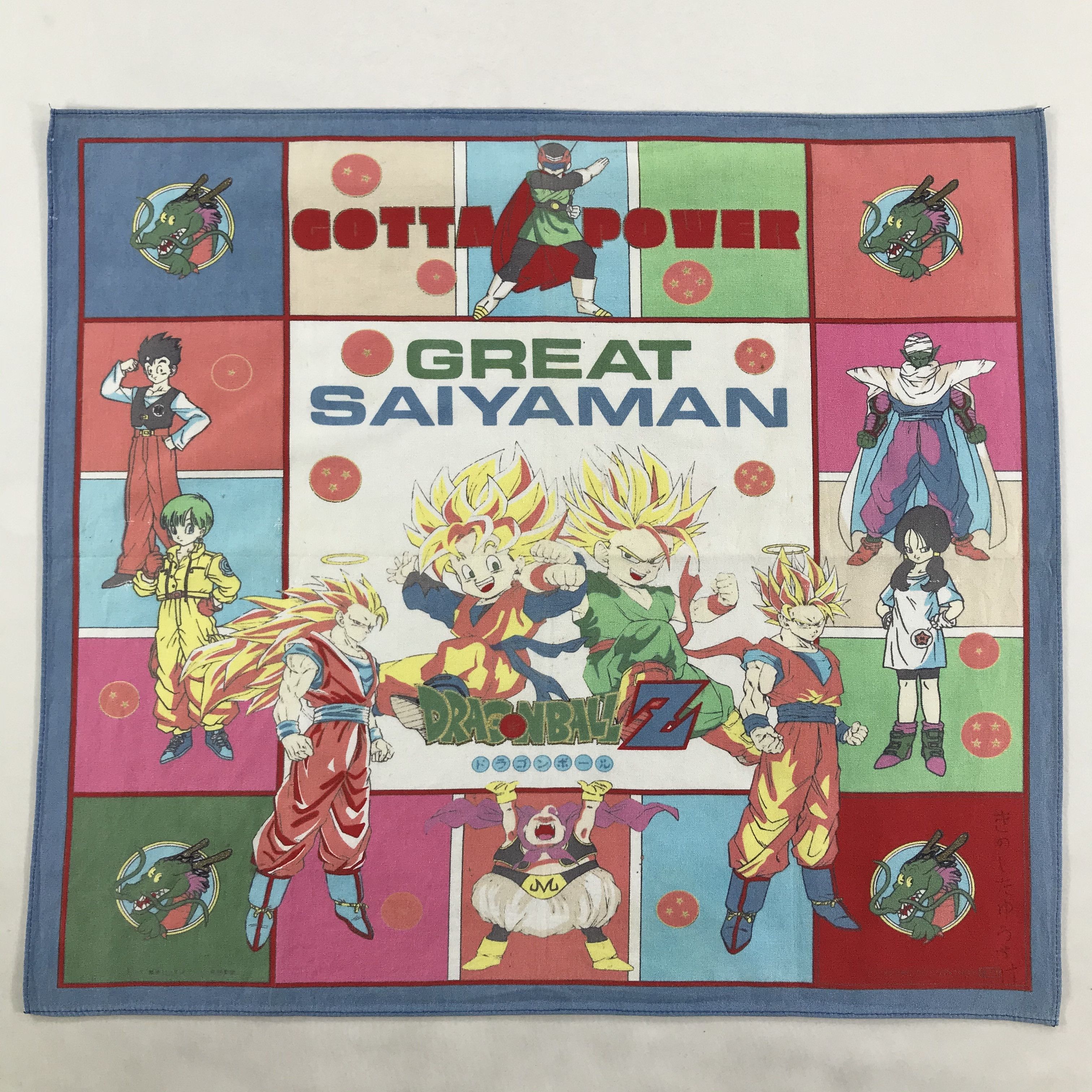 Anime × Japanese Brand × Vintage Dragon Ball Bandana / Handkerchief / Neckerchief - S1813 Size ONE SIZE - 1 Thumbnail