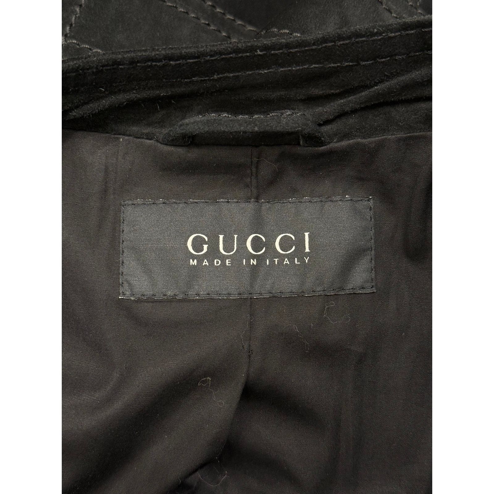 Gucci 2000s Gucci faded black suede safari jacket Size US L / EU 52-54 / 3 - 5 Thumbnail