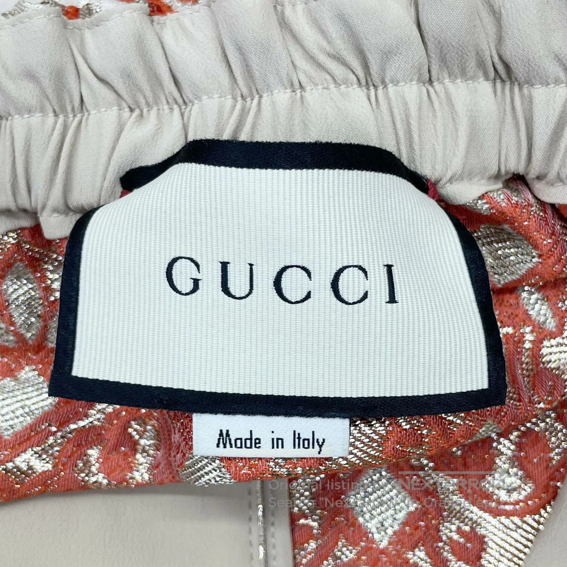 Gucci Gucci Gold Thread Embroidered Shorts. Size US 30 / EU 46 - 3 Thumbnail