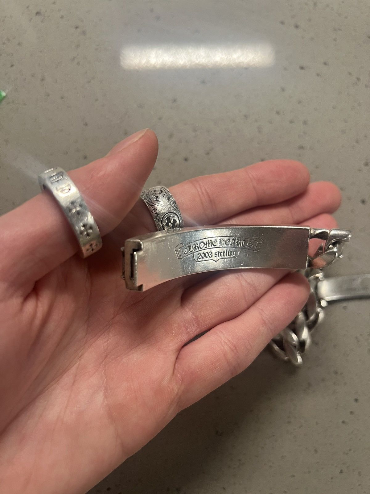 Chrome Hearts Chrome Hearts Fuck You Bracelet Size ONE SIZE - 11 Thumbnail
