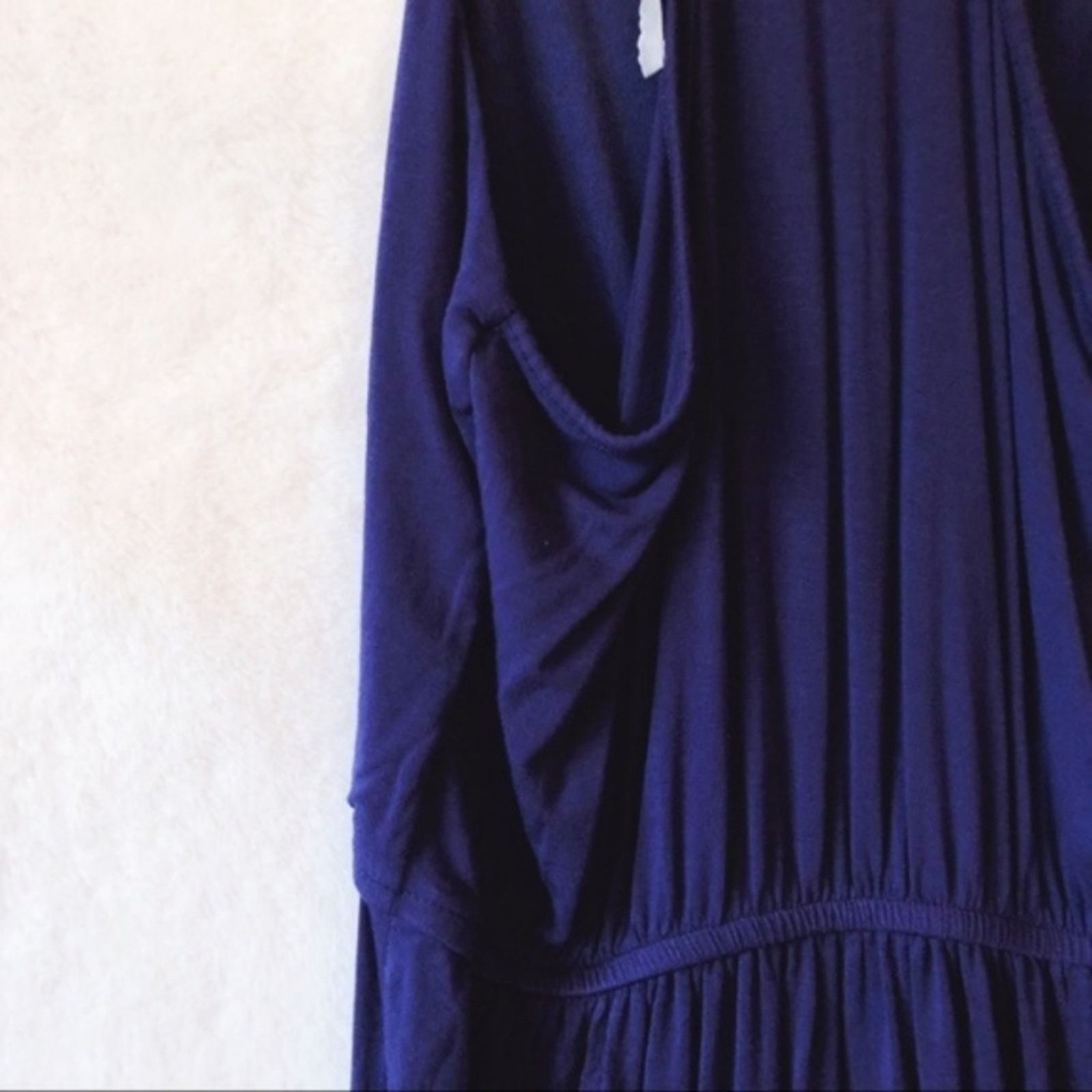 Loft LOFT Blue Strappy Midi Dress Size S / US 4 / IT 40 - 8 Thumbnail