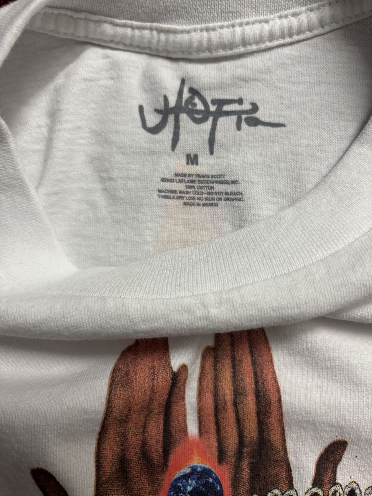 Travis Scott Travis Scott UTOPIA T-Shirt – Cancelled Pyramids Event – New Size US XL / EU 56 / 4 - 4 Thumbnail