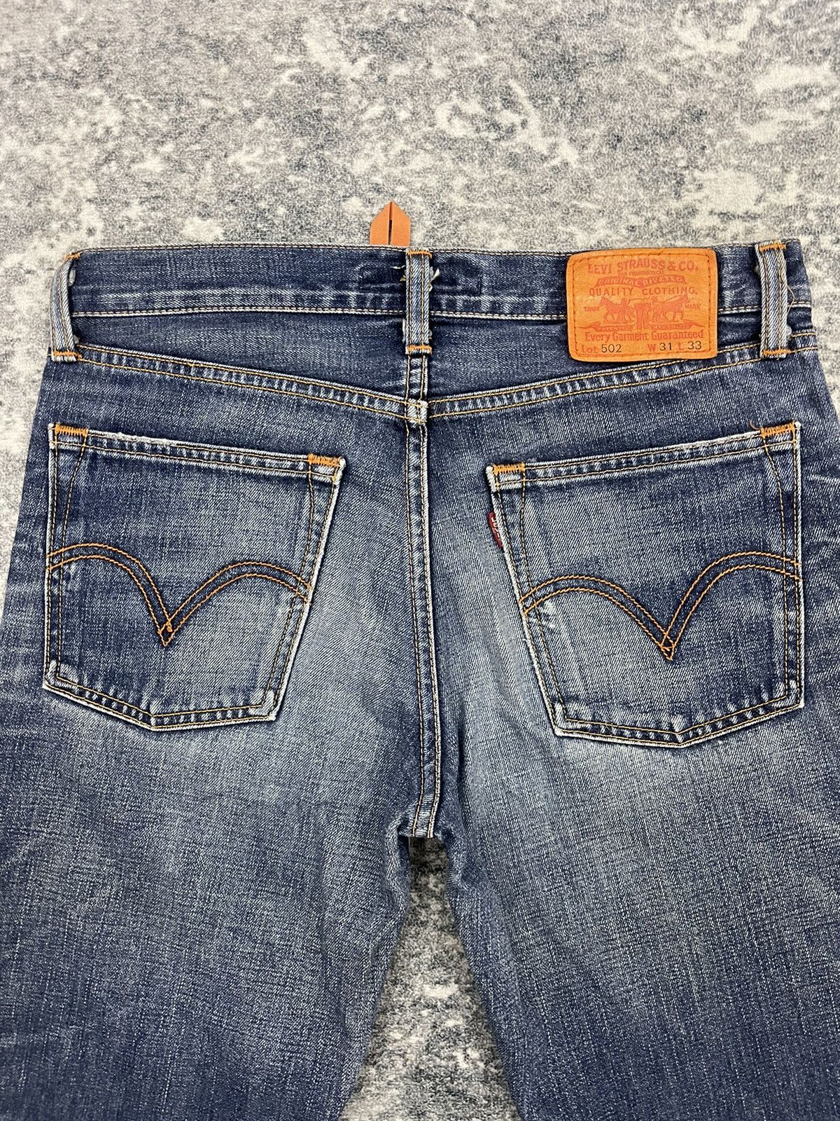 Levi's Vintage 90s Levis 502 Faded Wash Style Loose Jeans Size US 31 - 9 Thumbnail