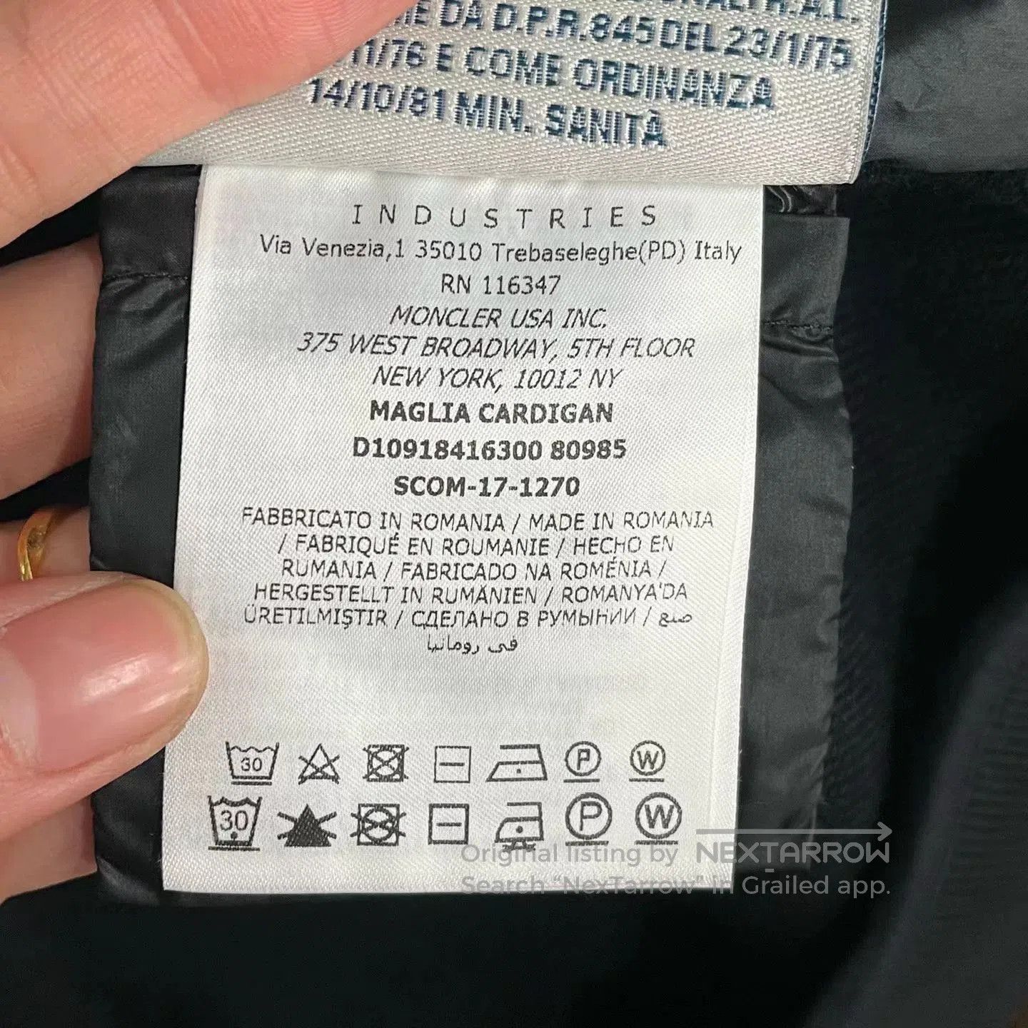 Moncler moncler knitted down jacket black size large. Size US L / EU 52-54 / 3 - 5 Thumbnail