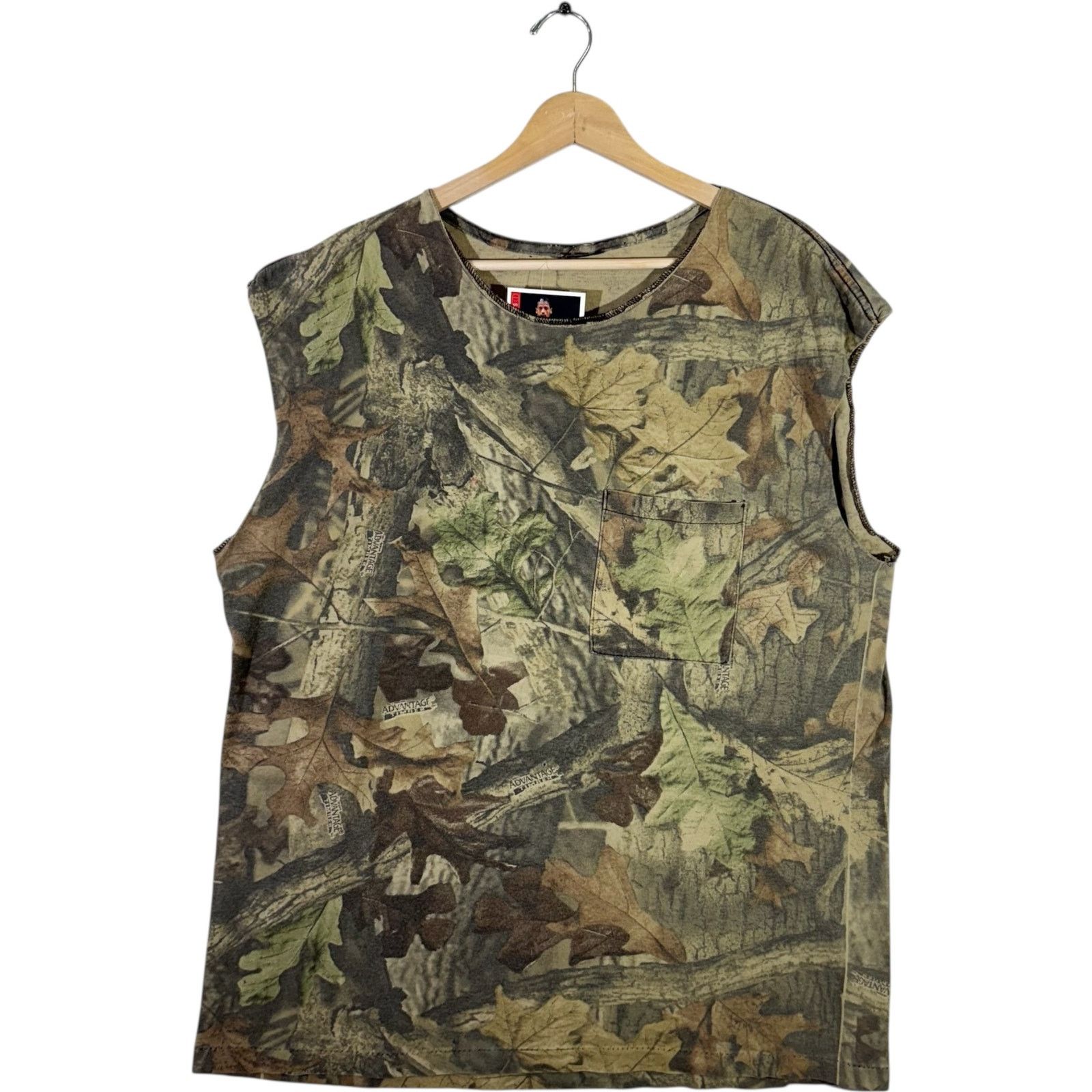 Vintage Vintage Tree Camo Pocket Tank Top XL Size US XL / EU 56 / 4 - 1 Thumbnail