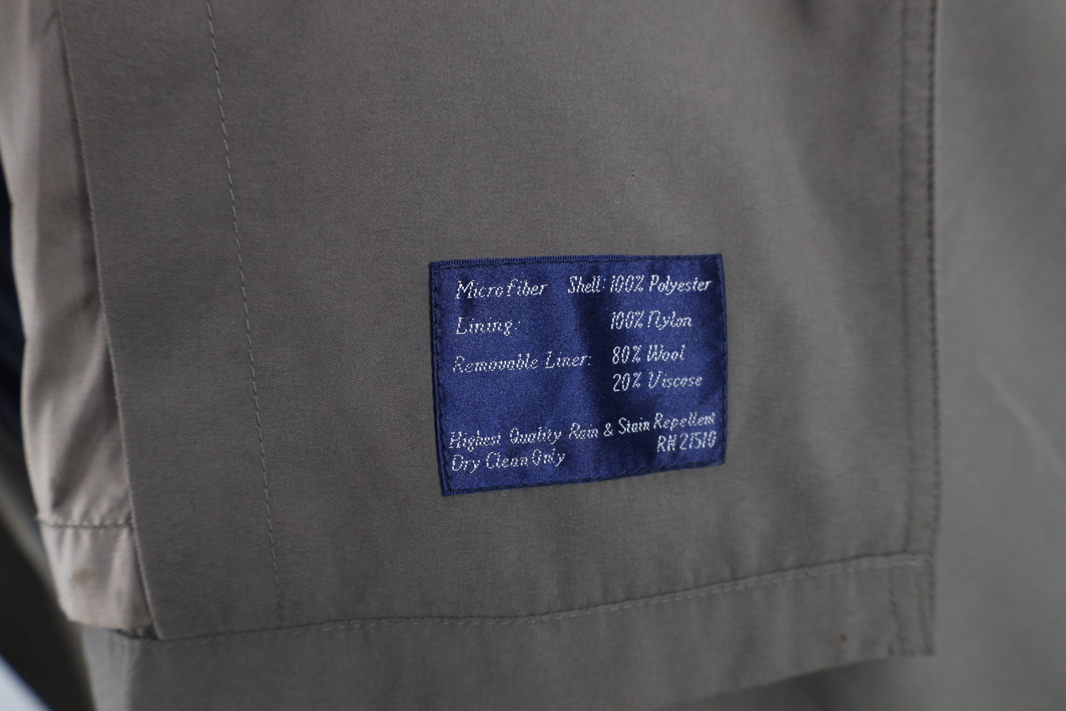Ralph Lauren × Vintage Vintage 90s Chaps Ralph Lauren Belted Trench Coat Jacket Size US XXL / EU 58 / 5 - 12 Thumbnail