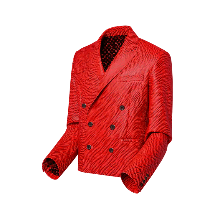 Louis Vuitton LV x Park Seo-Bo Epi Double-Breasted Leather Jacket Size US L / EU 52-54 / 3 - 2 Thumbnail