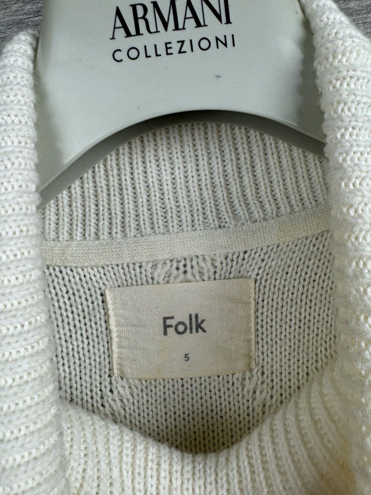 Folk Folk Vintage sweater In a beautiful knitting size M Size US M / EU 48-50 / 2 - 6 Thumbnail