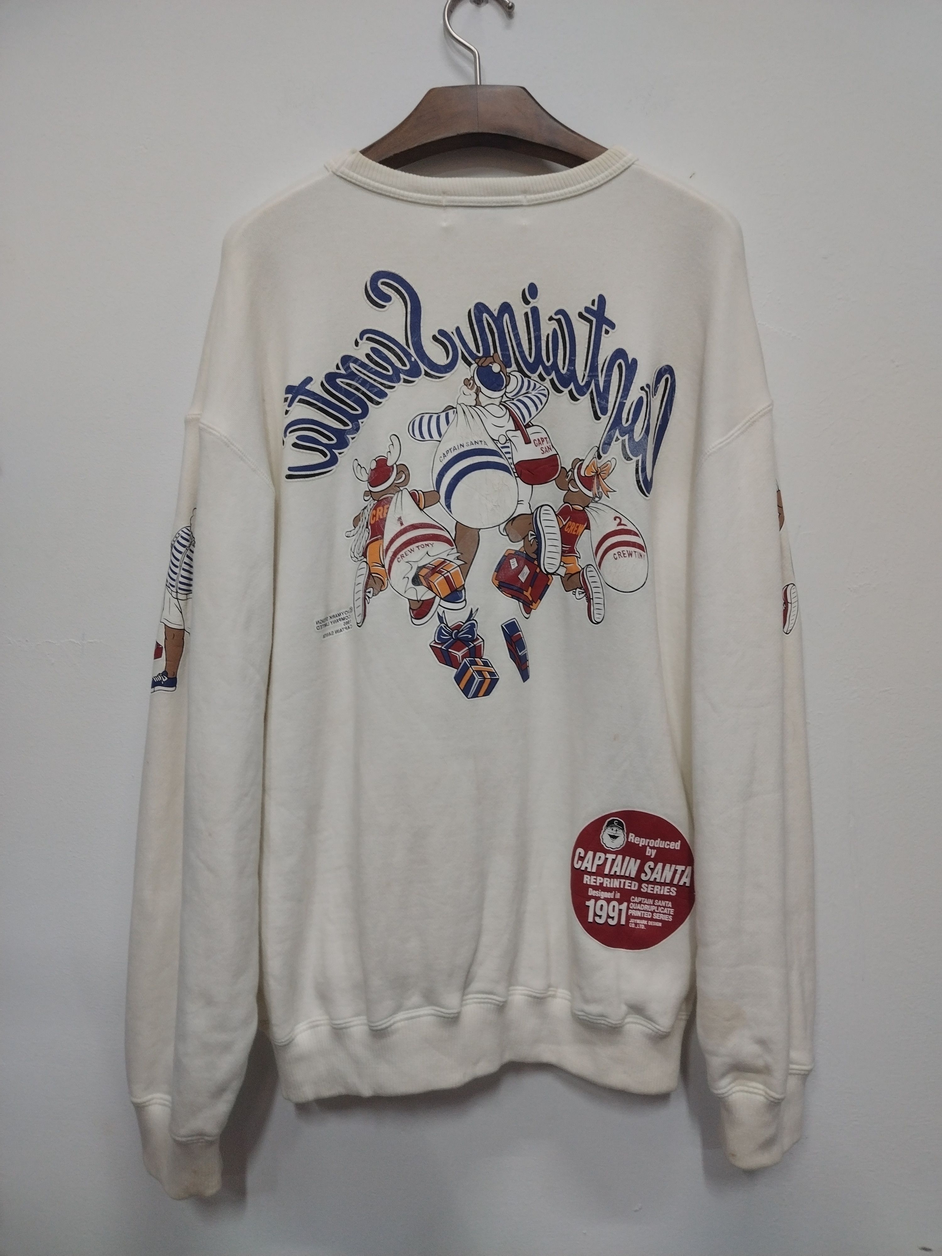 Captain Santors × If Six Was Nine × Vintage Rare Captain Santa Quadruplicate Printed Series Sweatshirt Size US M / EU 48-50 / 2 - 2 Thumbnail