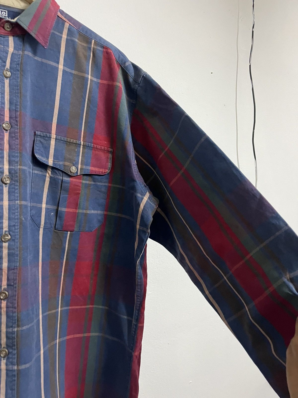 Polo Ralph Lauren VINTAGE 90s🔥 POLO RL OUTDOOR DISTRESSED plaid canvas Size US L / EU 52-54 / 3 - 13 Thumbnail