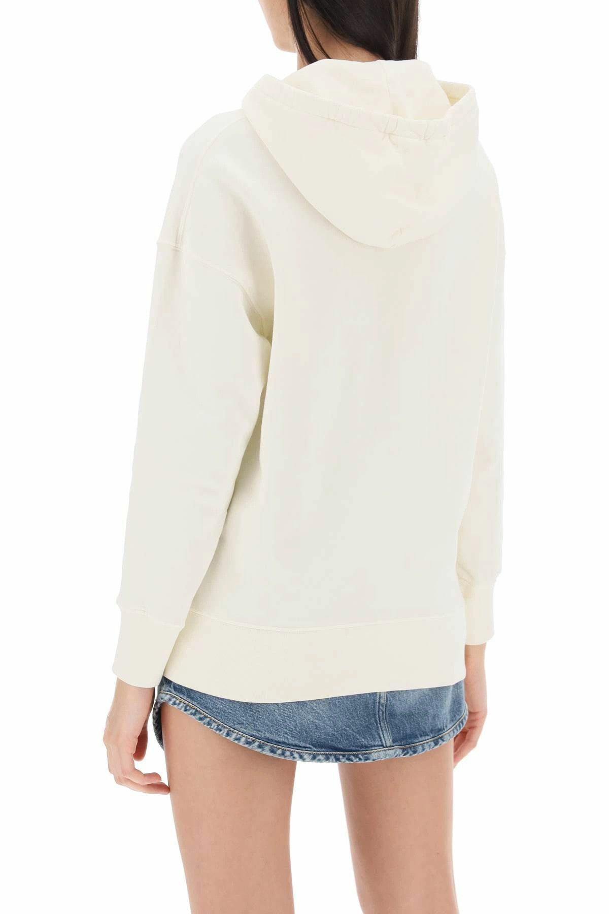 AUTRY o1y0725 Logo Hoodie in White Size XS / US 0-2 / IT 36-38 - 4 Thumbnail