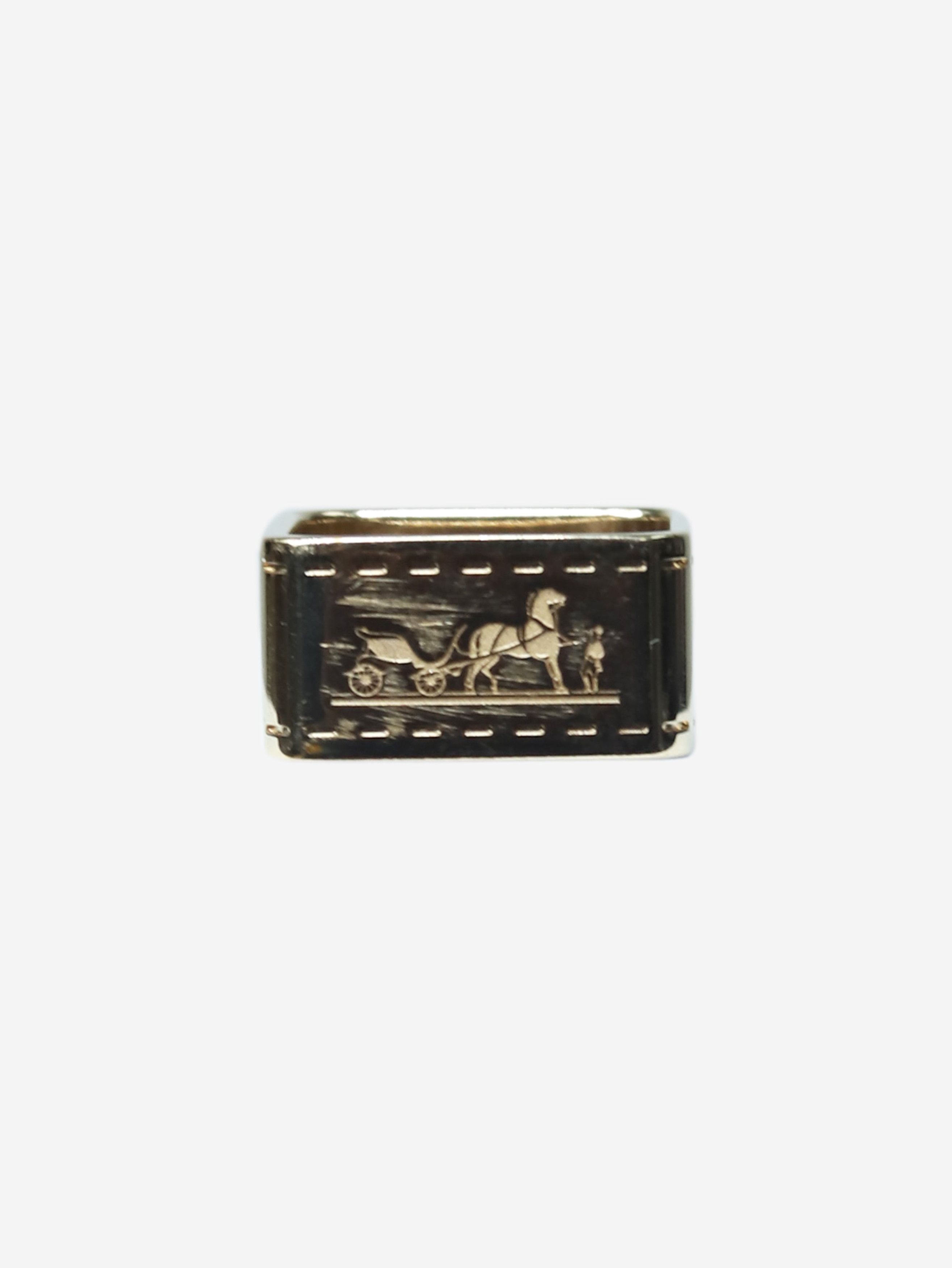 image of Hermes Gold Hardware Scarf Ring, Women's