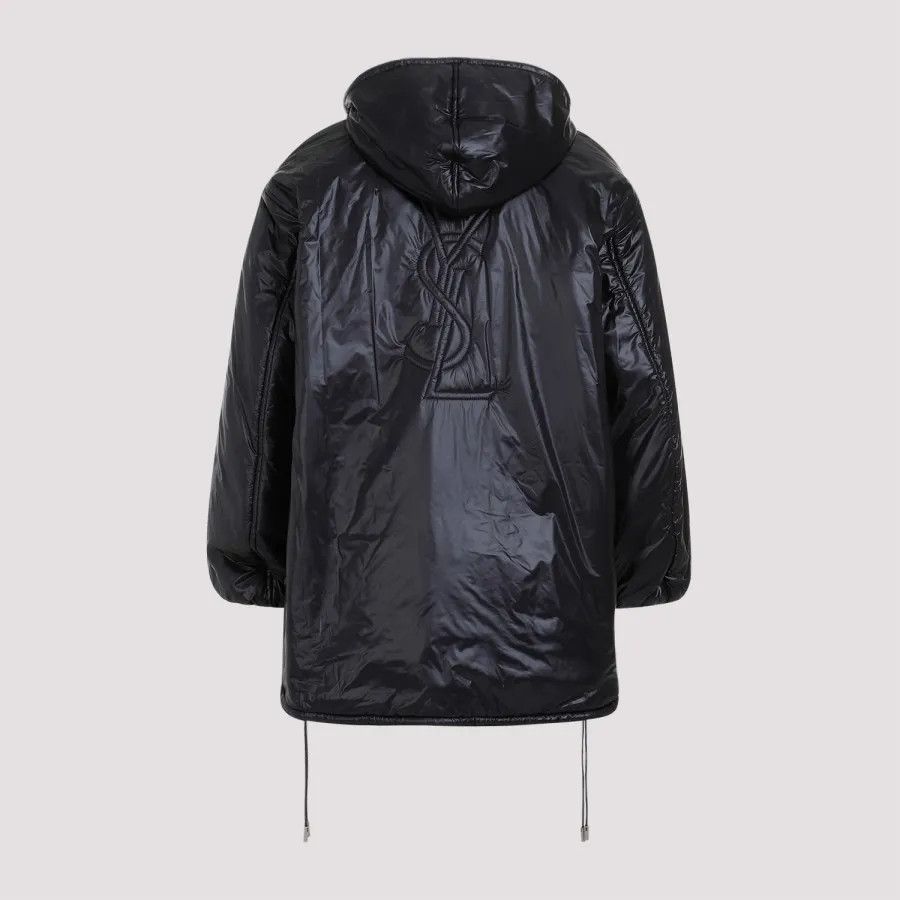 Saint Laurent Paris o1tp1o0325 Cassandre Anorak In Nylon in Black Size US M / EU 48-50 / 2 - 2 Thumbnail