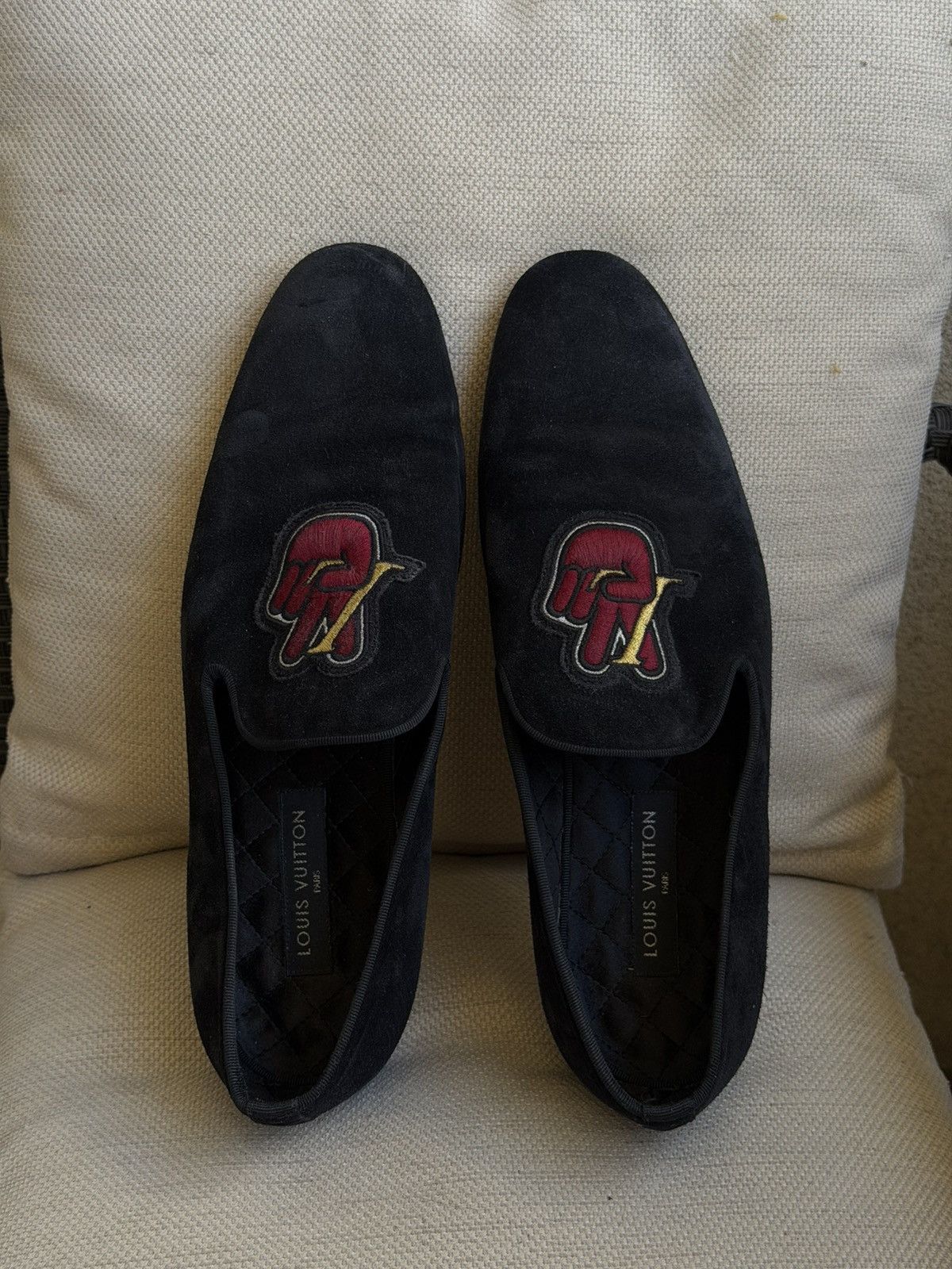Louis Vuitton Louis vuitton loaffers HAND PEACE LOGO EMBROIDERY Size US 8 / EU 41 - 2 Thumbnail