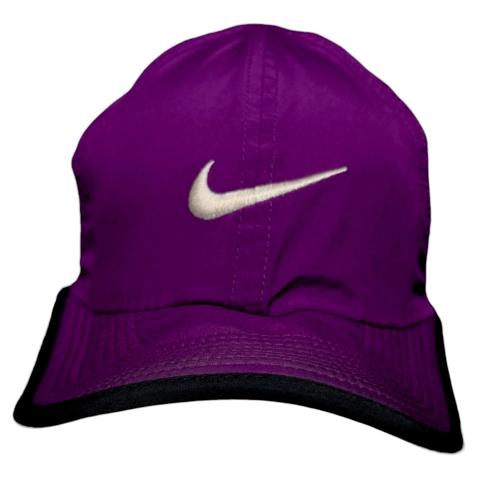 Nike Nike Featherlight Dri-FIT Running Cap Hat Purple Black Size ONE SIZE - 2 Thumbnail