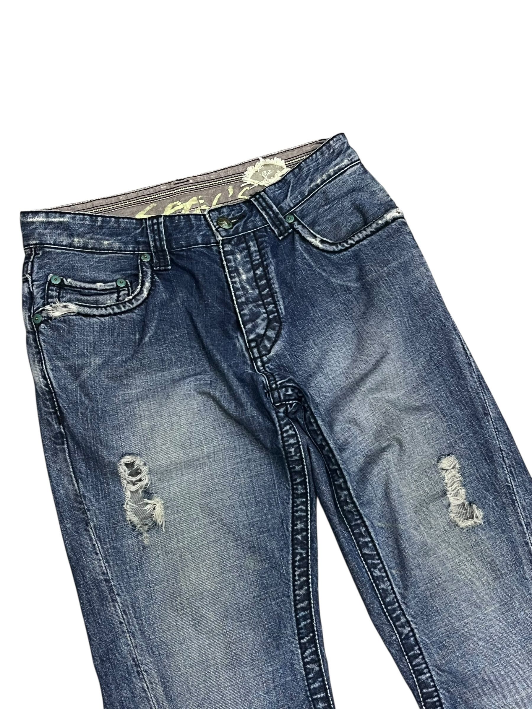 Stitch's Jeans STITCH'S NEBRASKA DISTRESSED AUTHENTIC TAILORED DENIM FLARE Size US 31 - 7 Thumbnail