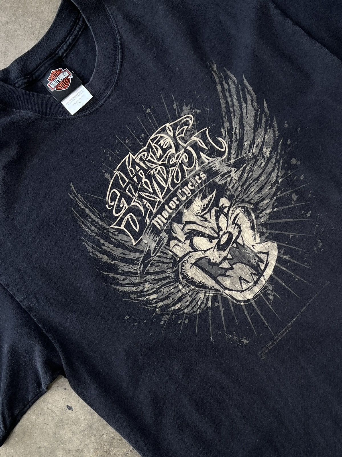 Harley Davidson Vintage Harley Davidson x Looney Tunes Taz Motorcycle Large Size US L / EU 52-54 / 3 - 1 Thumbnail