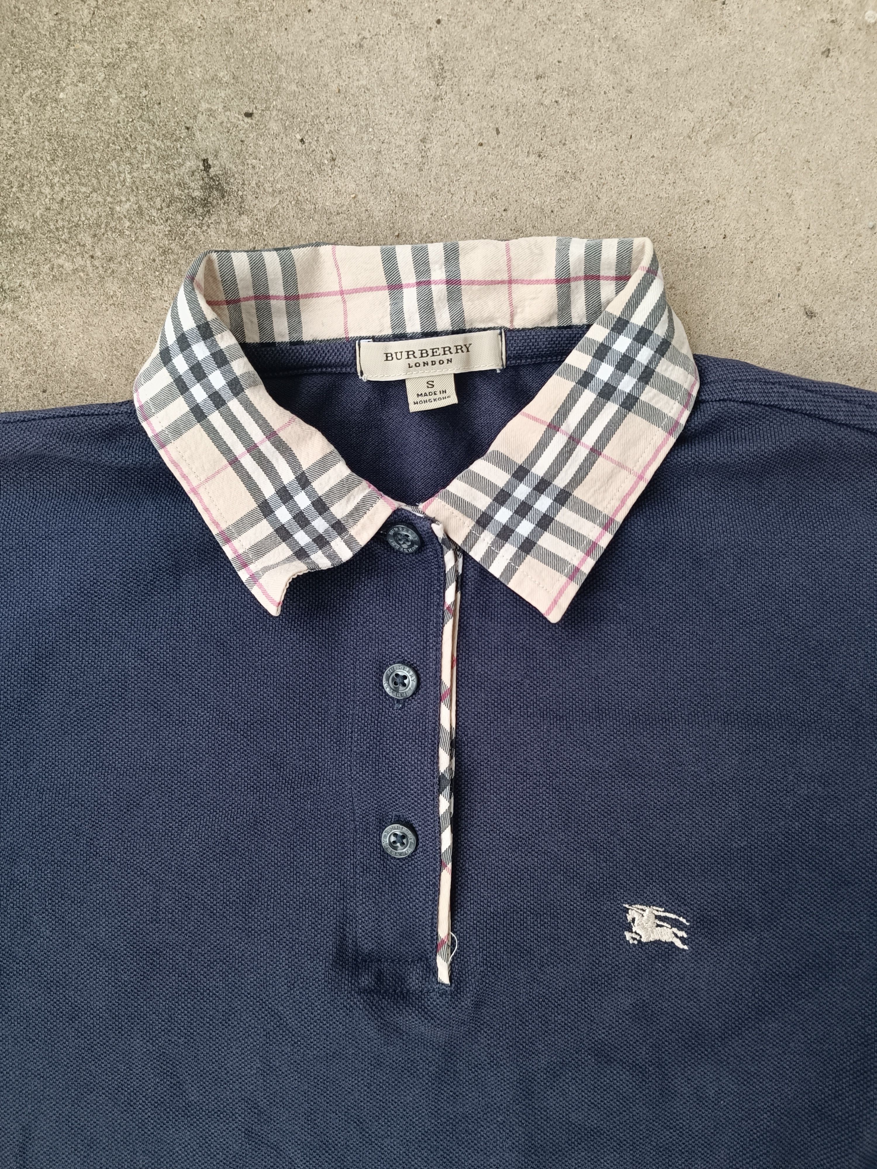 Burberry × Burberry Prorsum × Vintage burberry nova check polo shirt Size S / US 4 / IT 40 - 2 Thumbnail