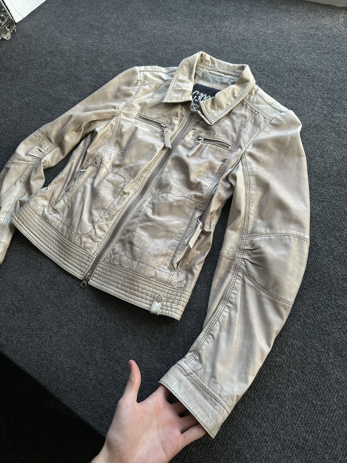 Leather 🚨 LEATHER WOMEN OPIUM LUXURY JACKET ZIP AVANT GARDE POCKET Size XS / US 0-2 / IT 36-38 - 3 Thumbnail