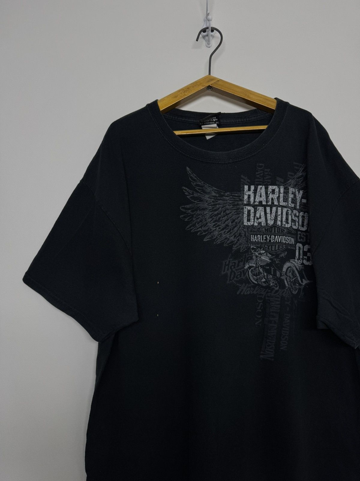 Harley Davidson Vintage HARLEY DAVIDSON Las Vegas Nevada Skull T-Shirt Size US XL / EU 56 / 4 - 8 Thumbnail