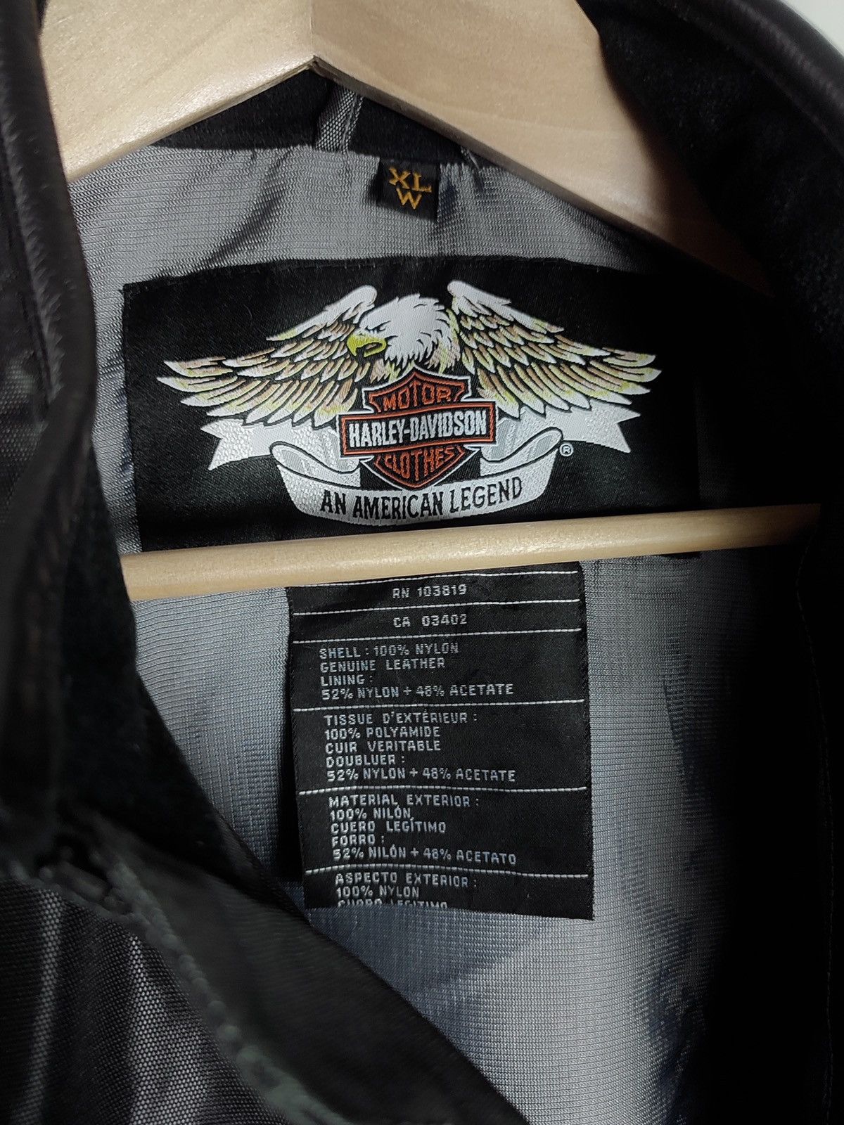 Harley Davidson Harley Davidson Reflective Nylon Biker Jacket Vintage 90s Size US L / EU 52-54 / 3 - 13 Thumbnail