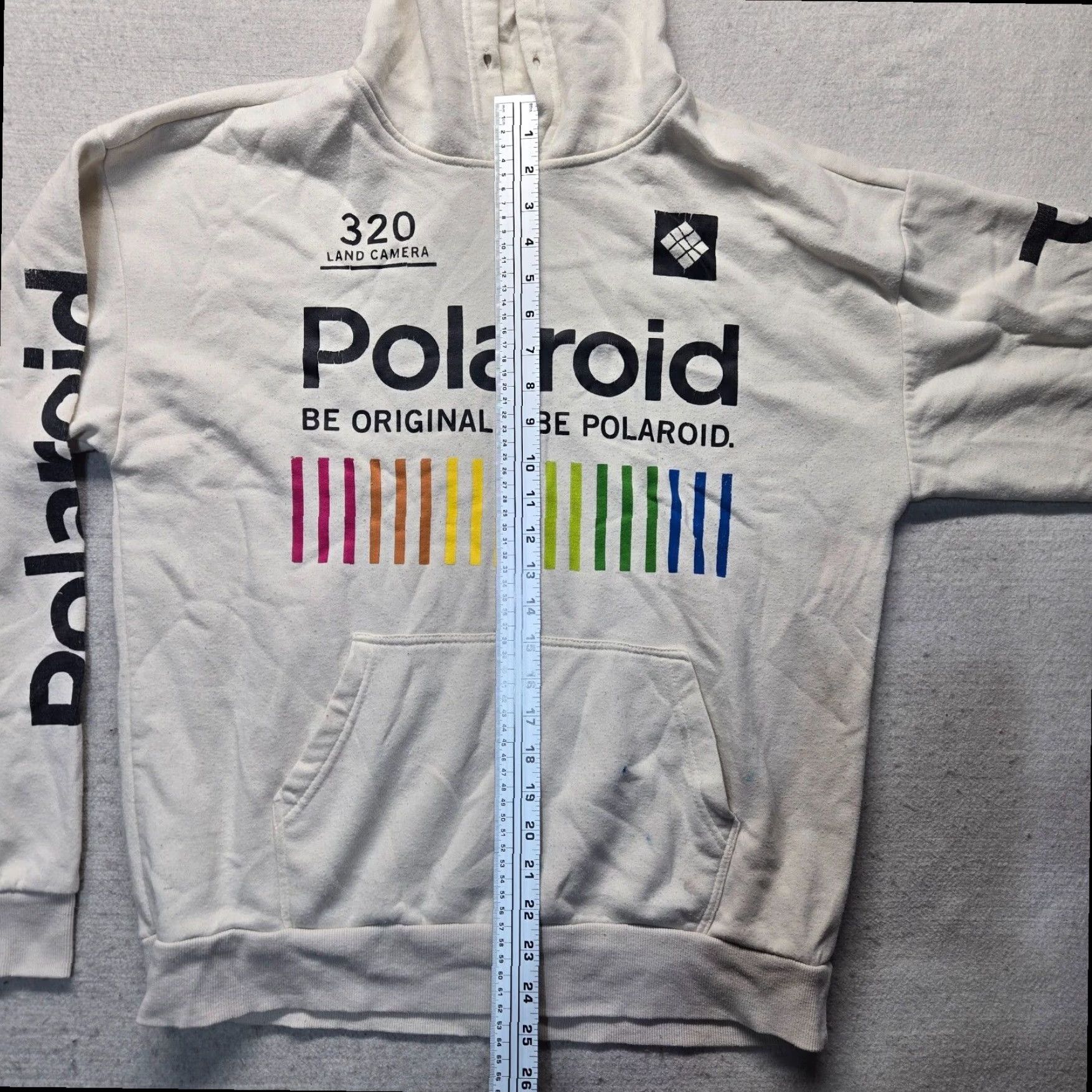Polaroid Polaroid Logo Hoodie White Unisex Adult Small Hipster Photography Sweatshirt Size S / US 4 / IT 40 - 7 Thumbnail