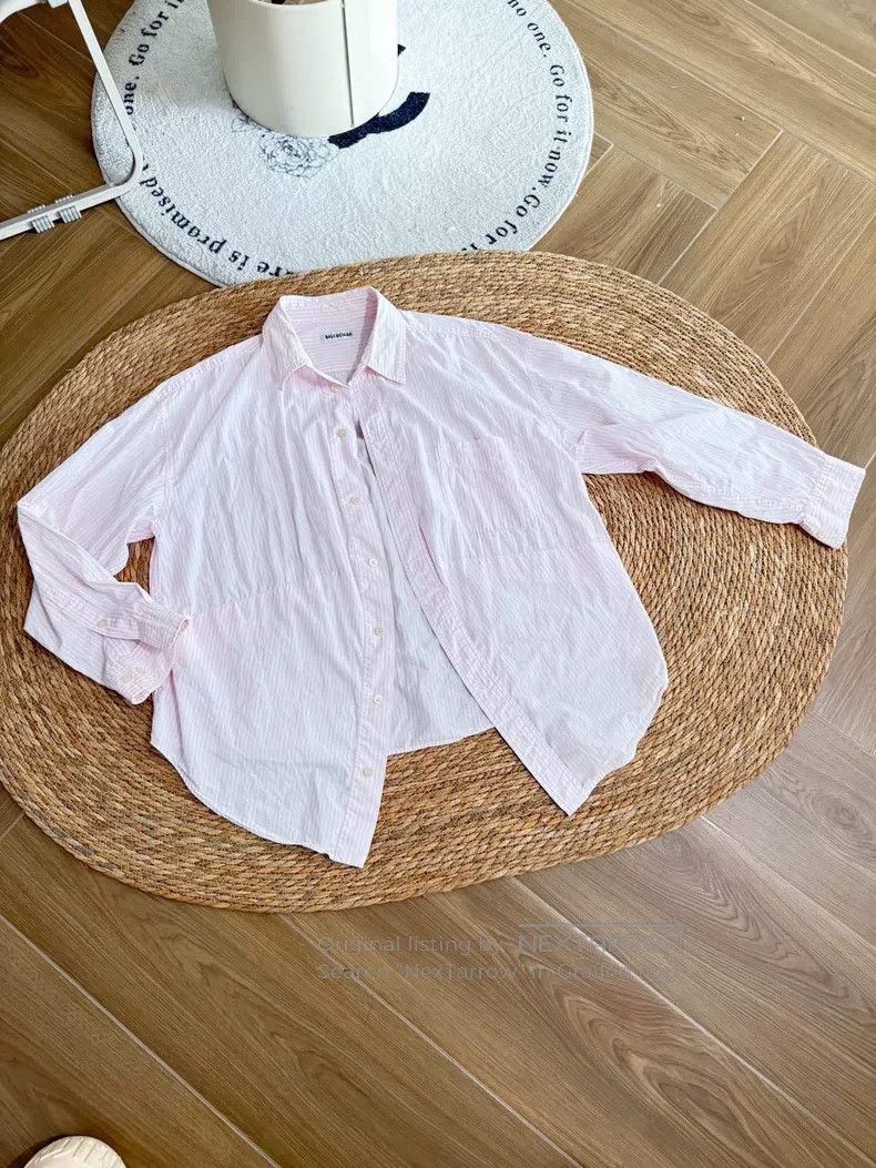 Balenciaga Balenciaga Pink Striped Shirt Size XXS / US 00 / IT 34 - 3 Thumbnail