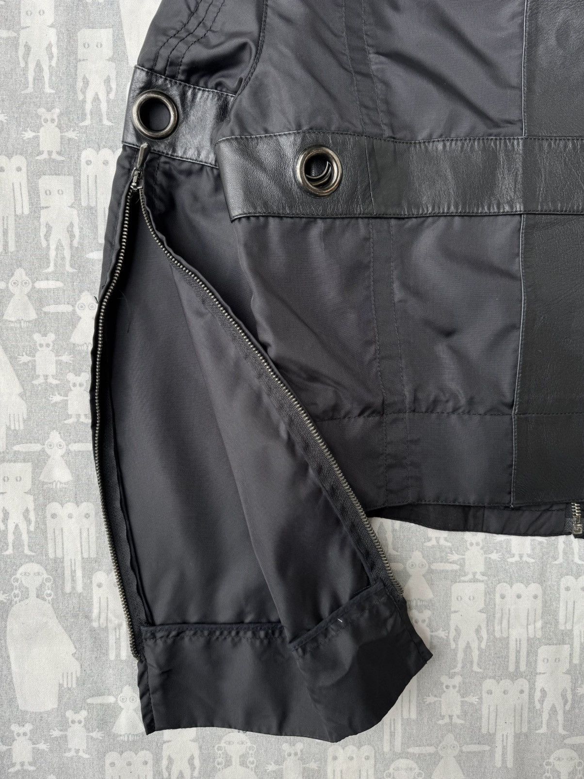 Dirk Bikkembergs Dirk Bikkembergs SS97 Metal Eyelets Nylon Cropped Jacket Size US M / EU 48-50 / 2 - 6 Thumbnail