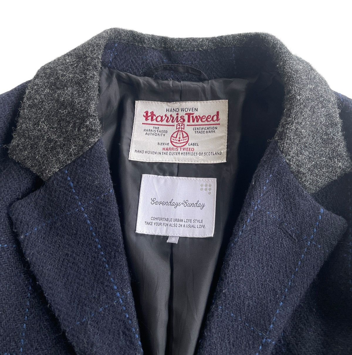 Harris Tweed Harris Tweed Wool Long Coat Size US S / EU 44-46 / 1 - 3 Thumbnail