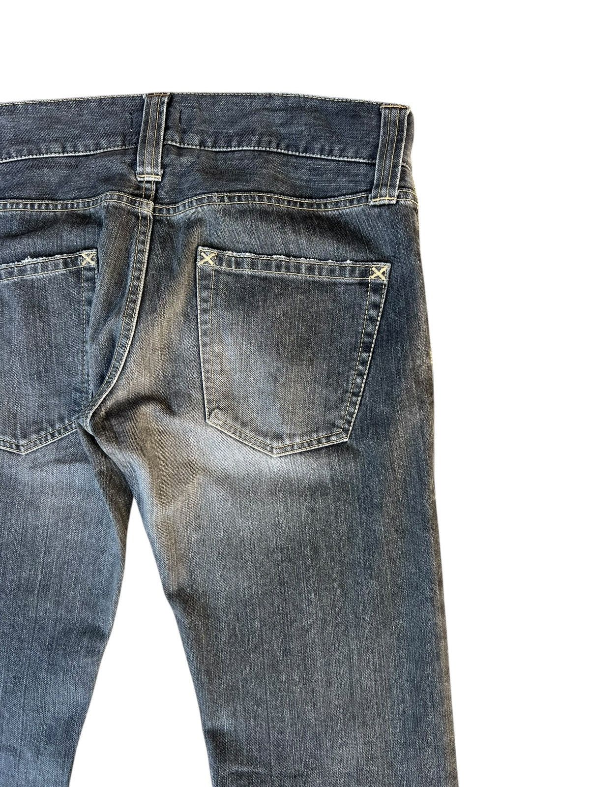 Vintage Souk Japan Ripped Distressed Denim Flare Jeans Size US 32 / EU 48 - 18 Thumbnail