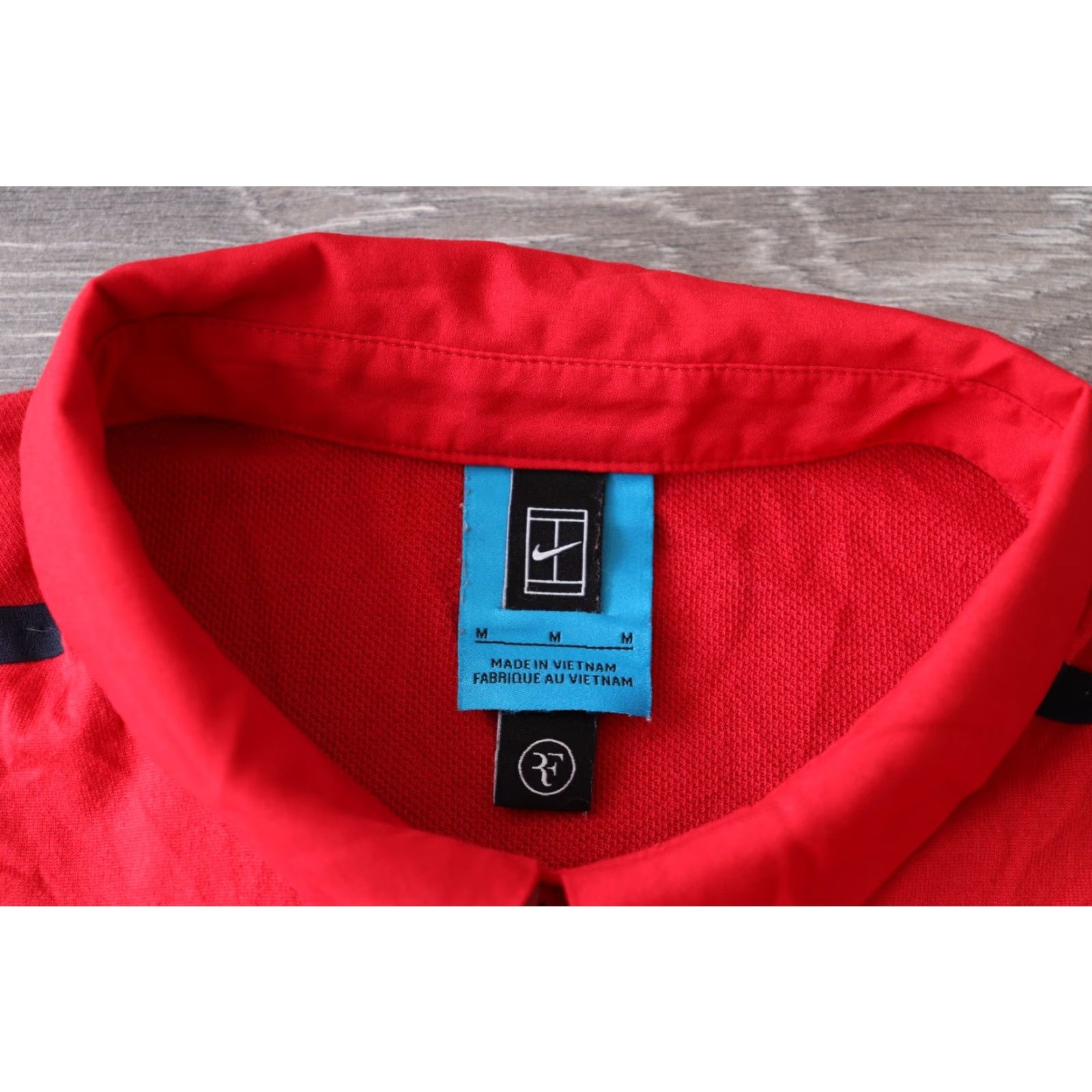 Nike Nike Court RF Roger Federer MENS Tennis Polo Shirt Red 843849-687 Medium Size US M / EU 48-50 / 2 - 2 Thumbnail
