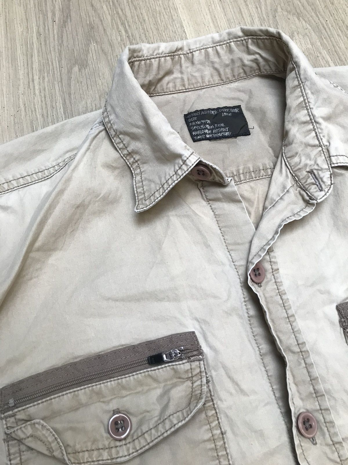 Stussy × Vintage Stussy vintage Y2K multi pocket overshirt unisex rare Size US M / EU 48-50 / 2 - 4 Thumbnail