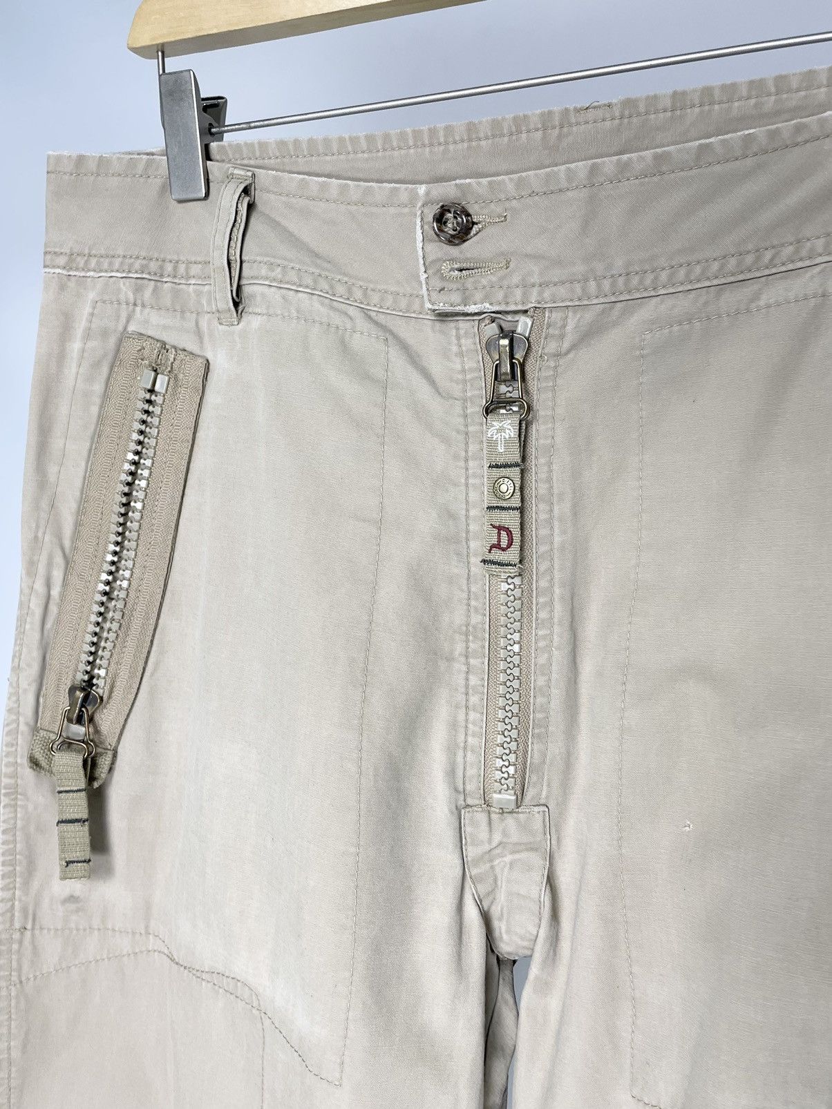 Diesel Diesel Vintage Cargo Faded Distressed Beige Military Pants Size US 32 / EU 48 - 9 Thumbnail
