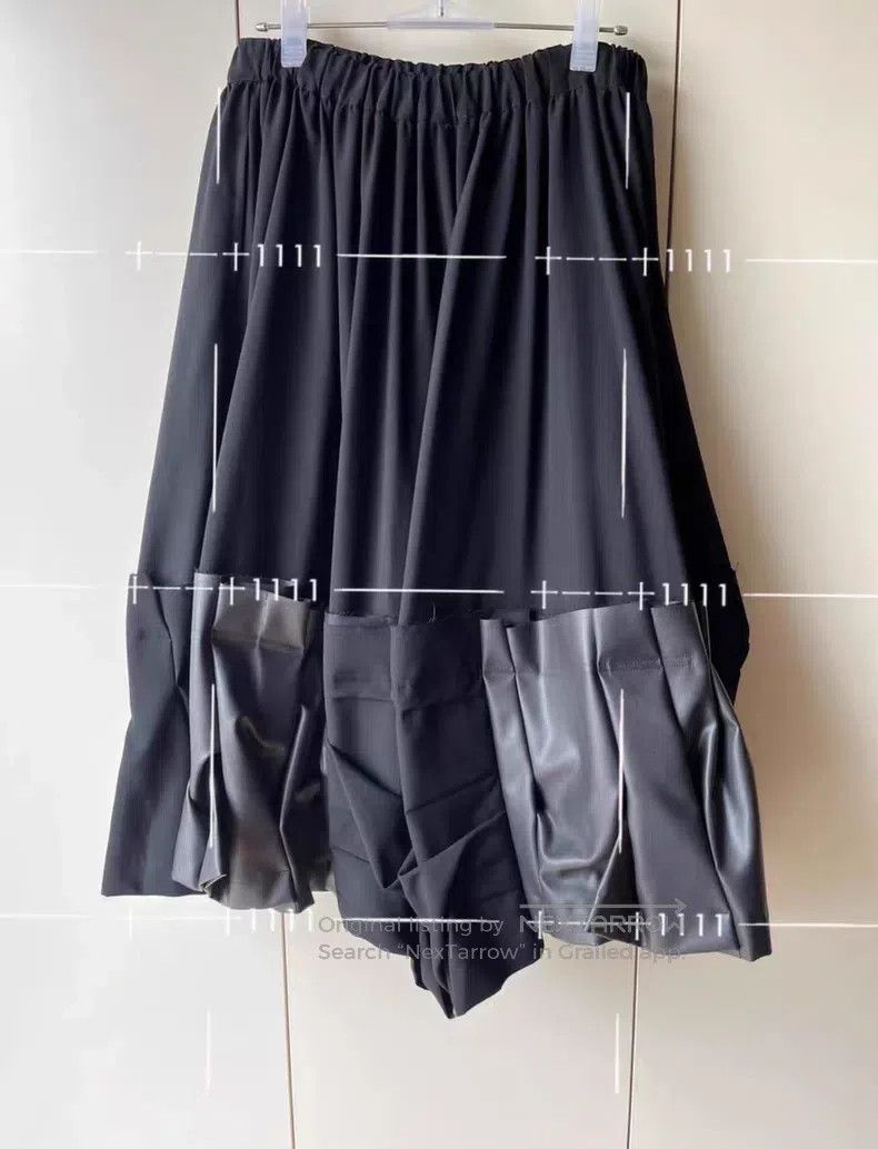 Comme des Garcons Comme des Garcons size S Irregular Pleated Polyester Skirt Size 23" - 1 Thumbnail