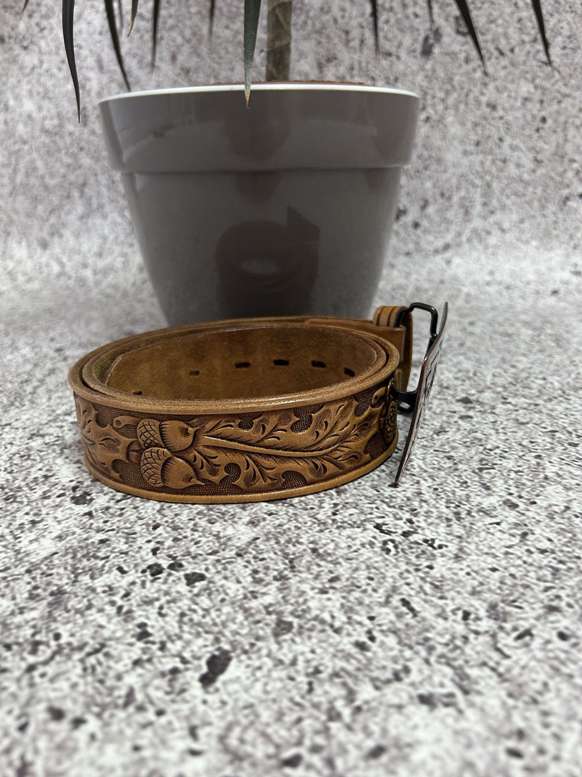 Cowboy Equipment × Hysteric Glamour × Japanese Brand Vintage 90s American Cowboy Bikers Belt Y2K Hype USA Size ONE SIZE - 3 Thumbnail